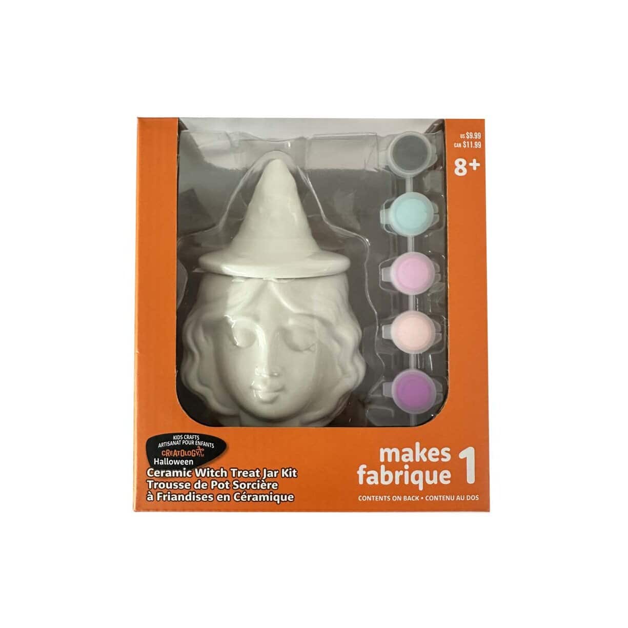 Color Your Own Ceramic Witch Treat Jar Kit by Creatology™