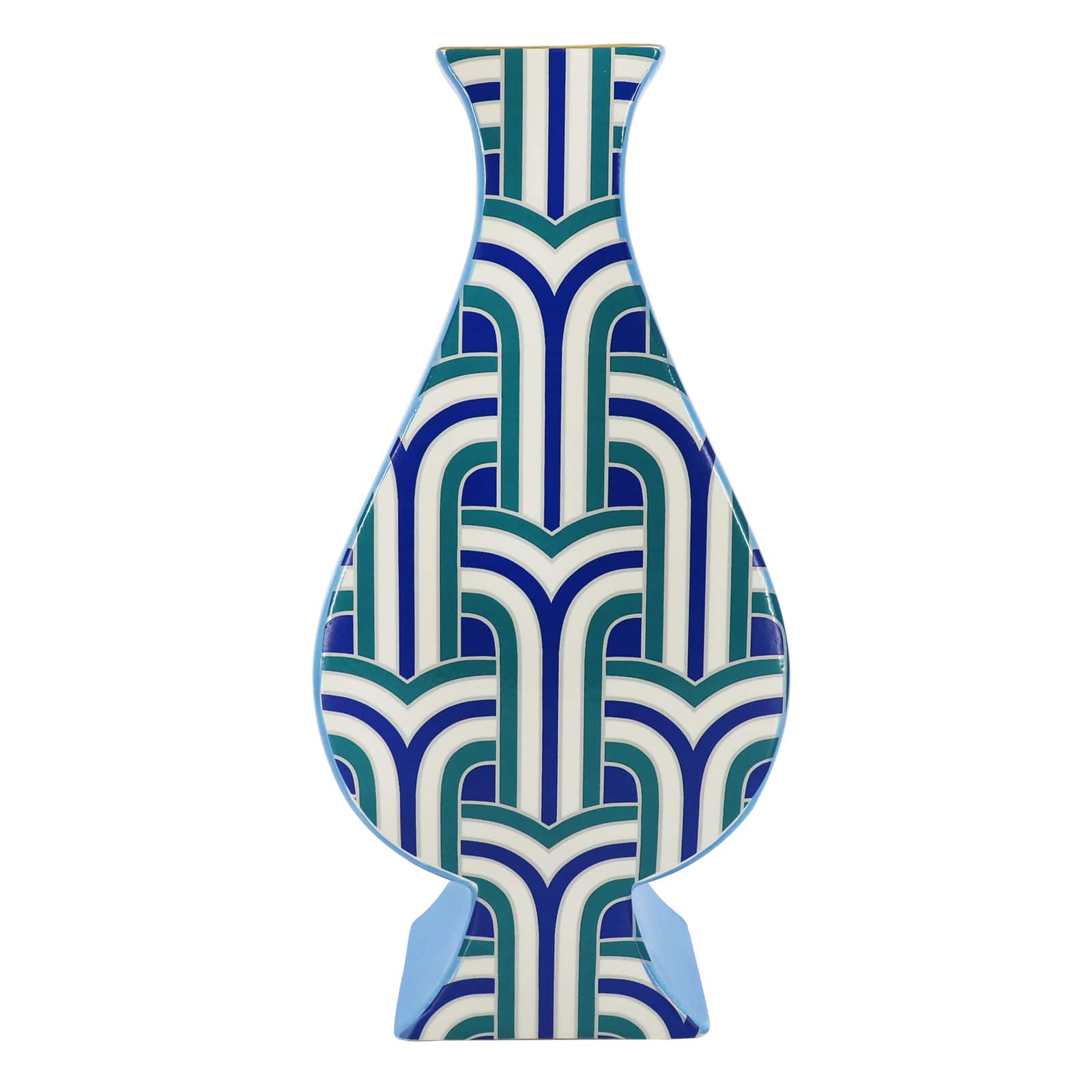 Jonathan Adler x Michaels 22" Blue & White Ceramic Vase
