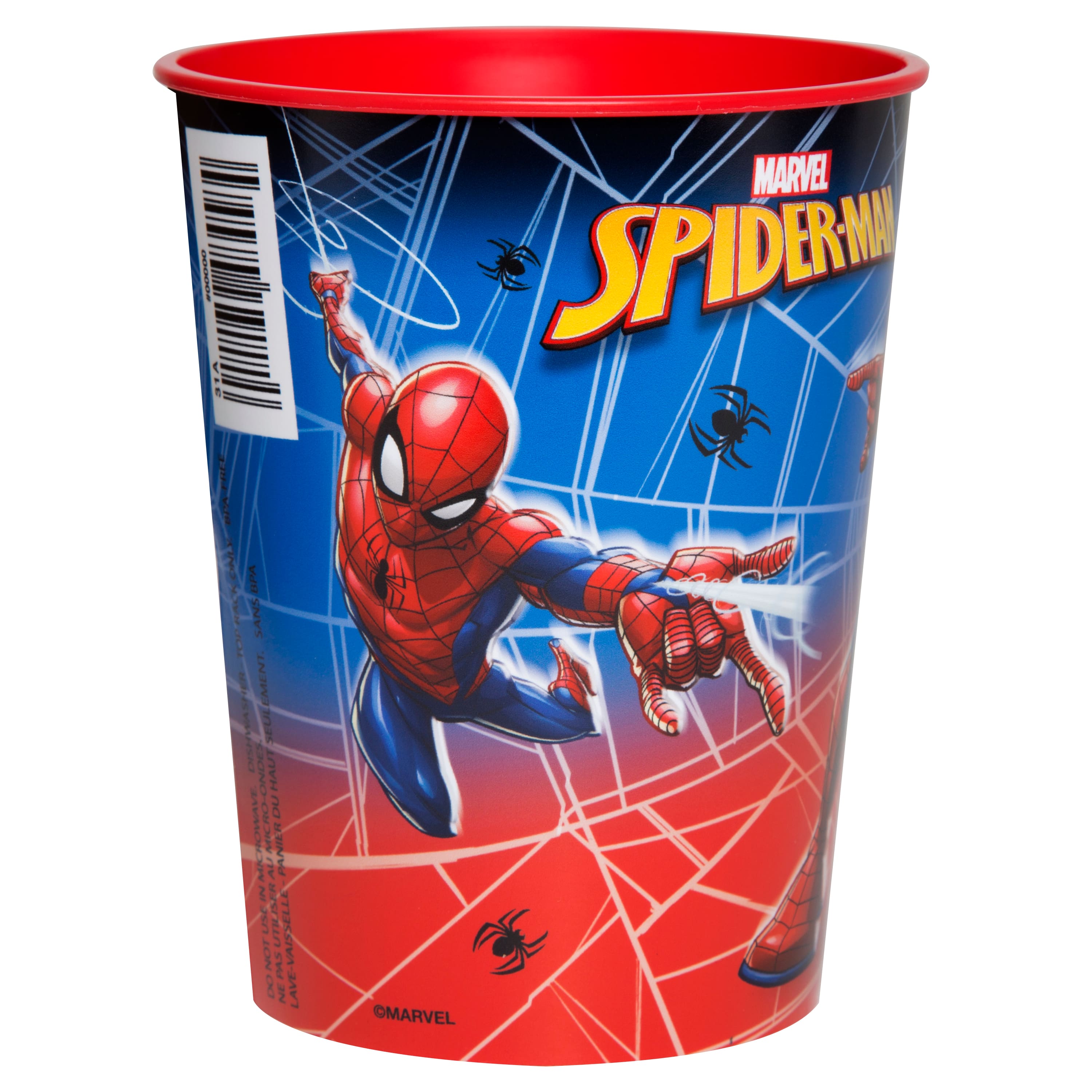 16oz. Spider-Man Plastic Cup