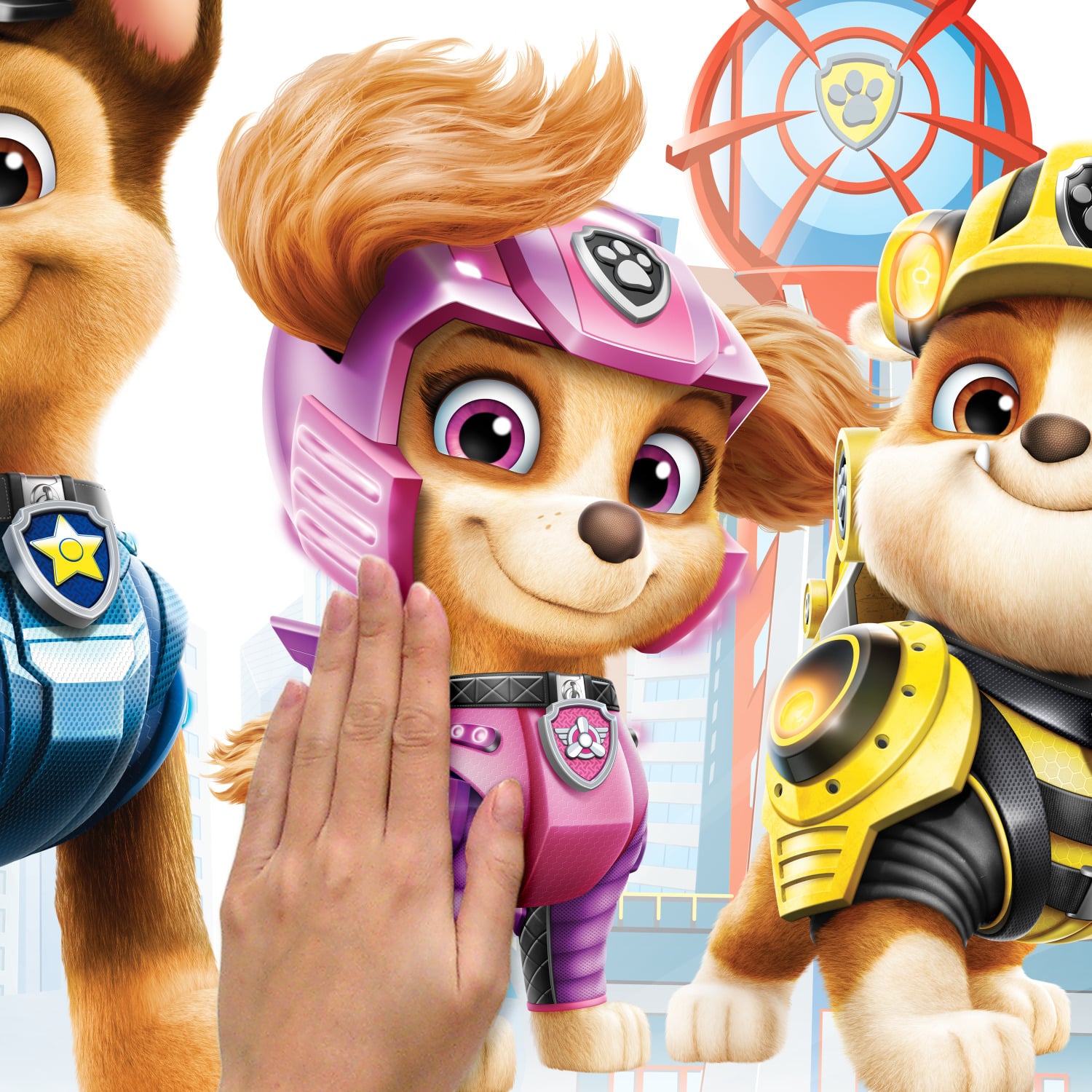 RoomMates Paw Patrol Peel & Stick Giant Wall Decal Set with Alphabet