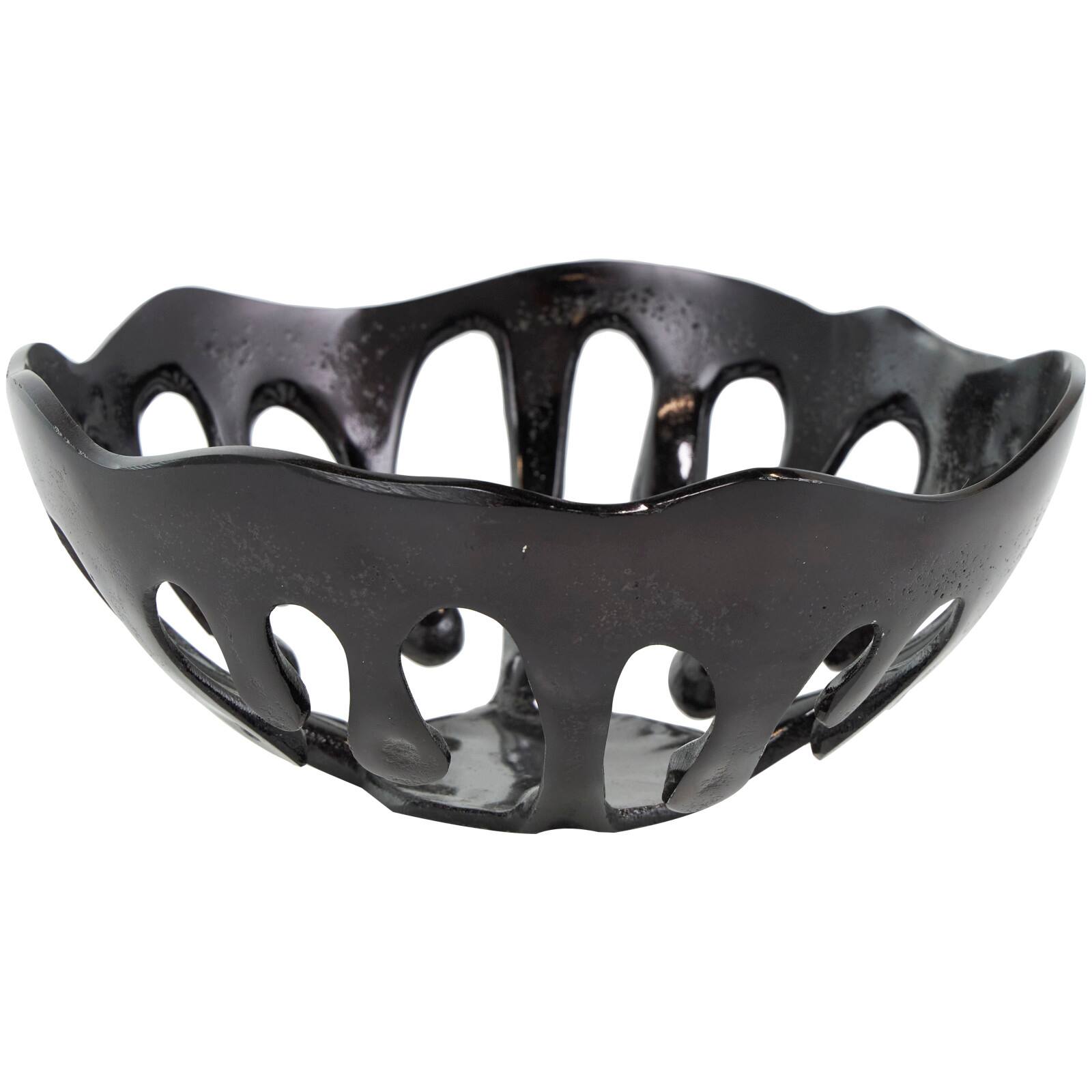 Aluminum Drip Decorative Bowl Set with Open Frame Design