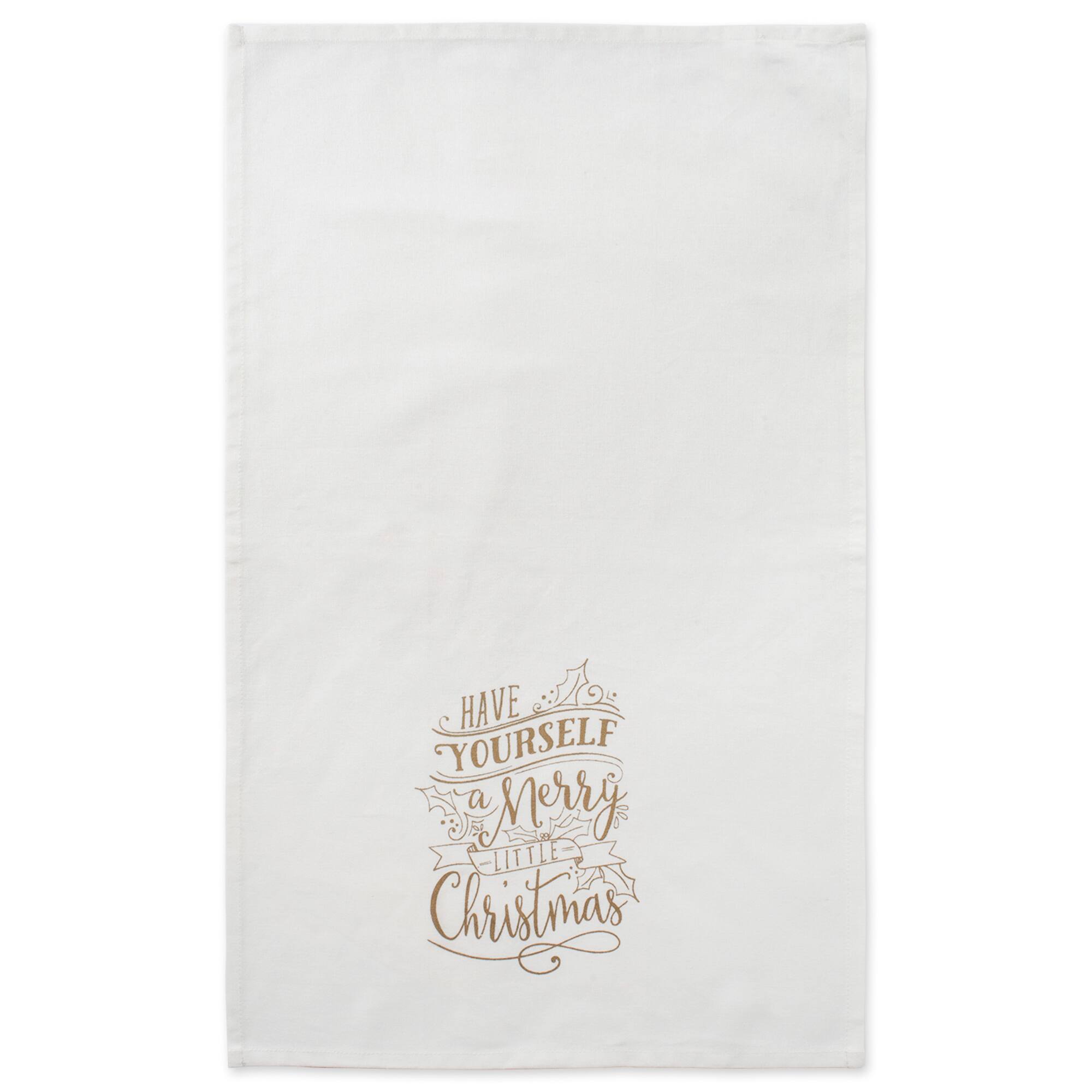 DII® Assorted Merry Little Christmas Dishtowel Set