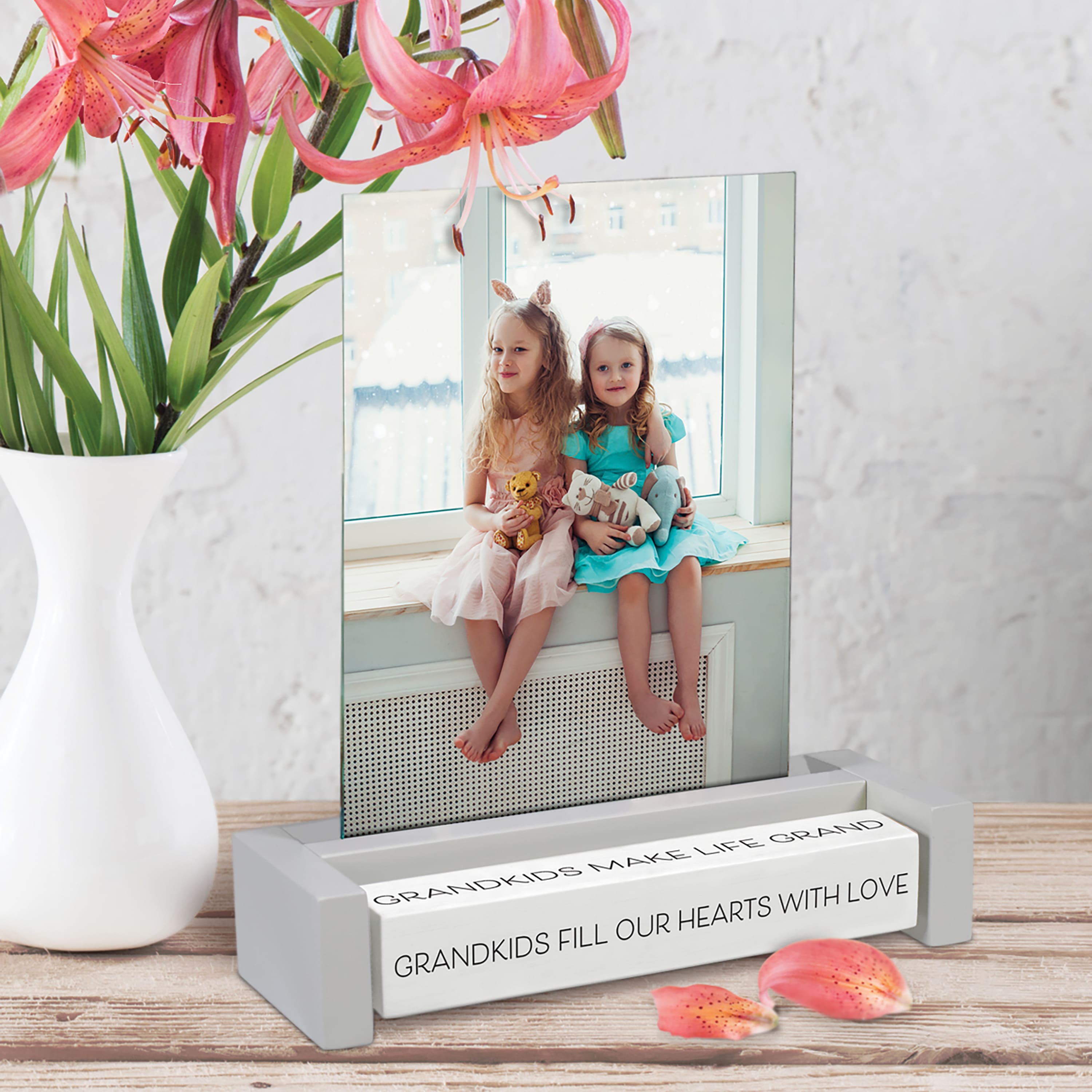 Malden International Designs Grandkids 5" x 7" Spin Quote Frame