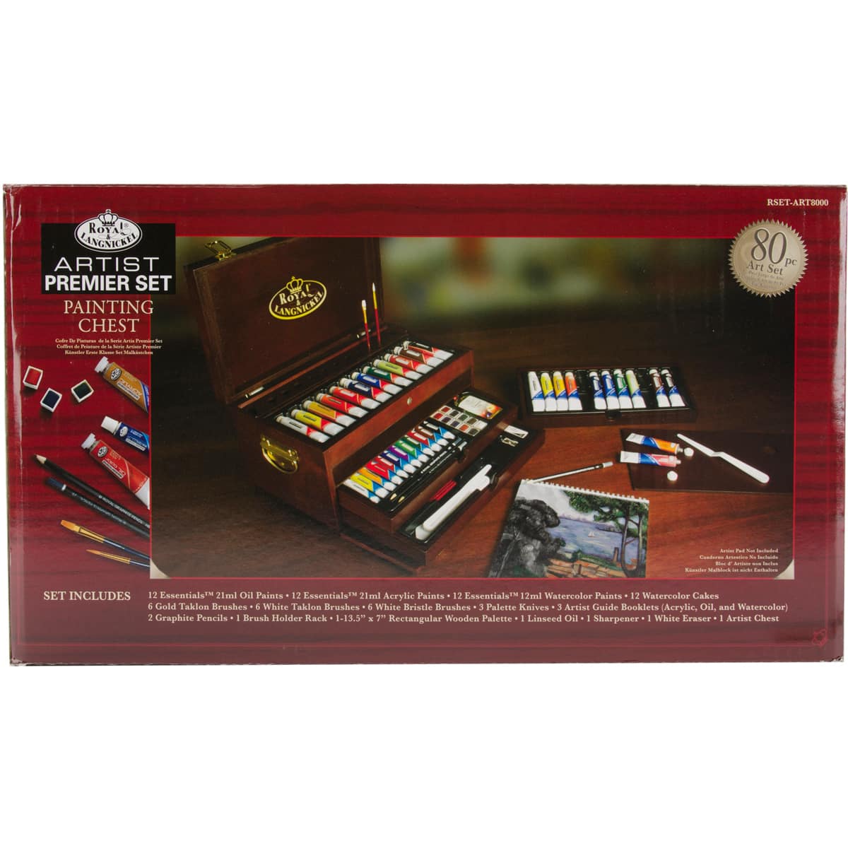 Royal & Langnickel® Artist Premier Painting Chest Set