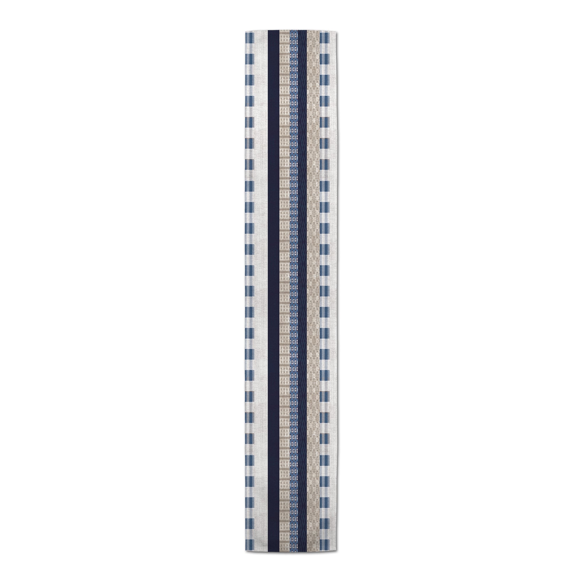Designs Direct Patchwork Stripes Cotton Twill Runner
