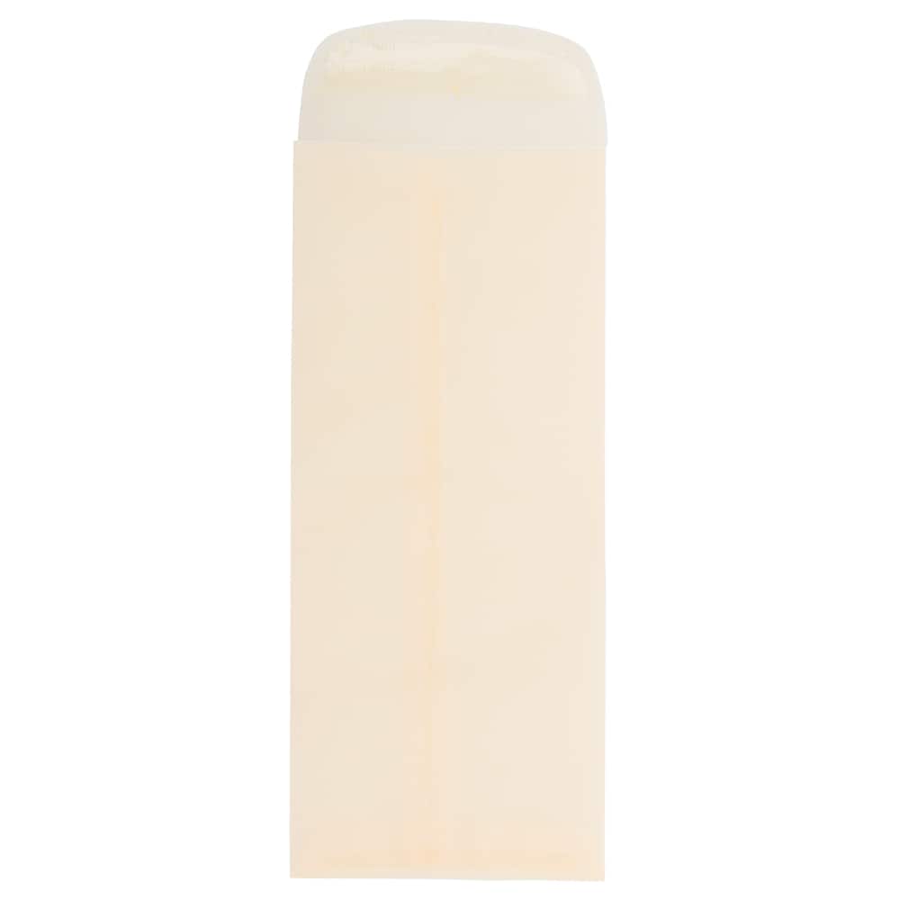 JAM Paper 4.125" x 9.5" Business Translucent Vellum Envelopes
