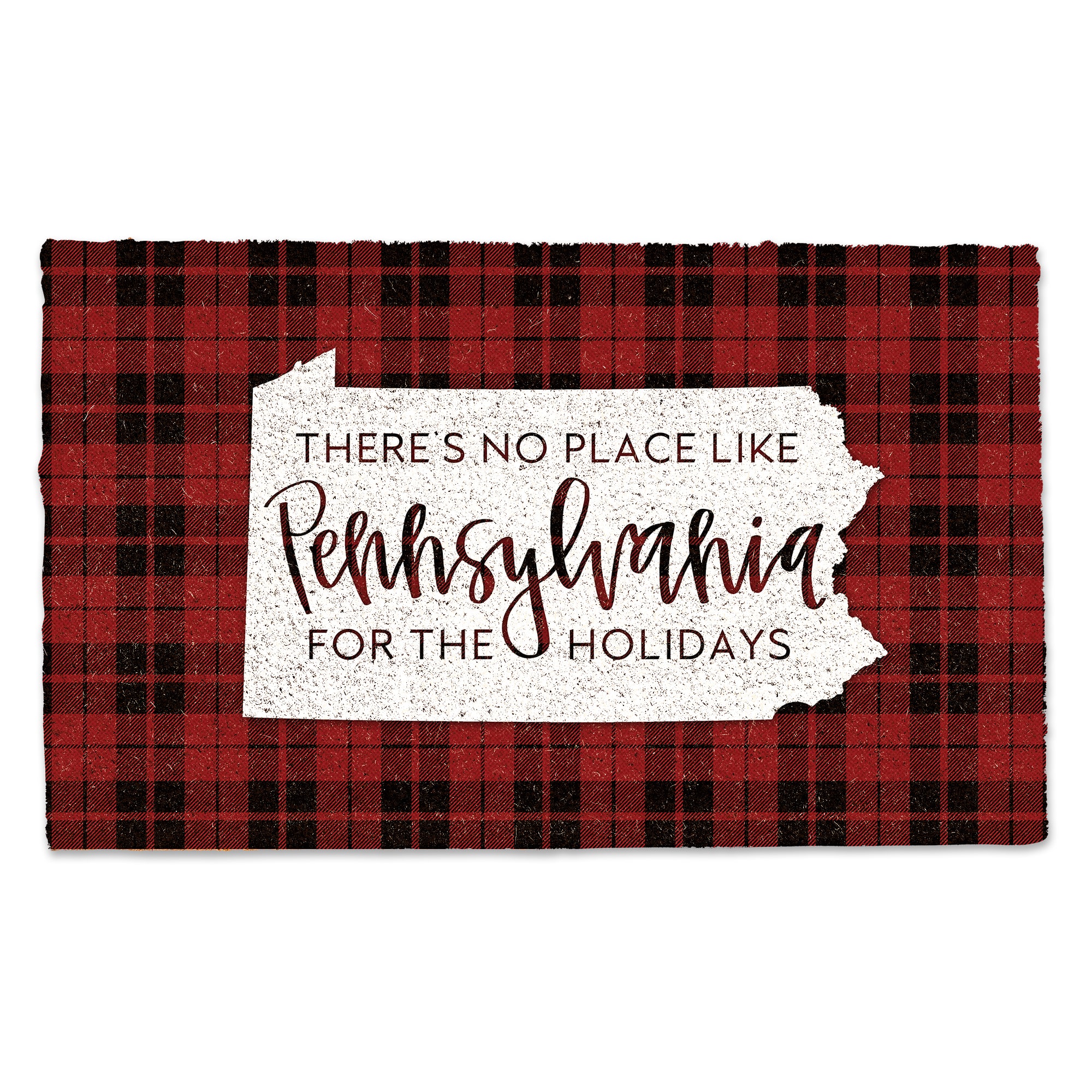 There's No Place Like Pennsylvania for the Holidays Doormat