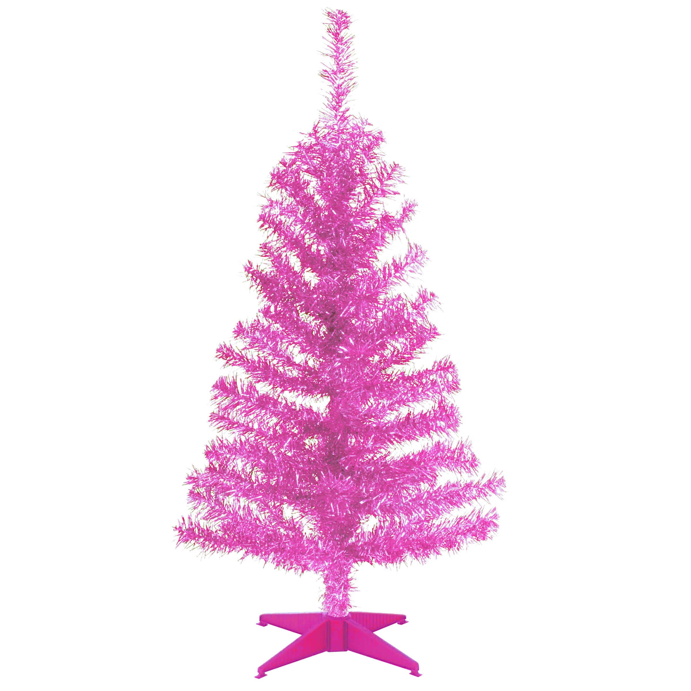 3Ft Unlit Pink Tinsel Artificial Christmas Tree By National Tree Company | 3 ft | Michaels®