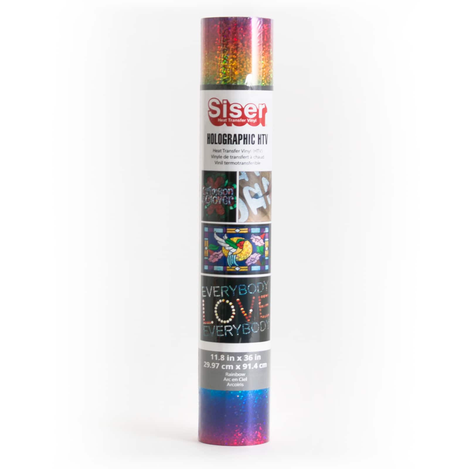 Siser® Holographic Heat Transfer Vinyl, Rainbow