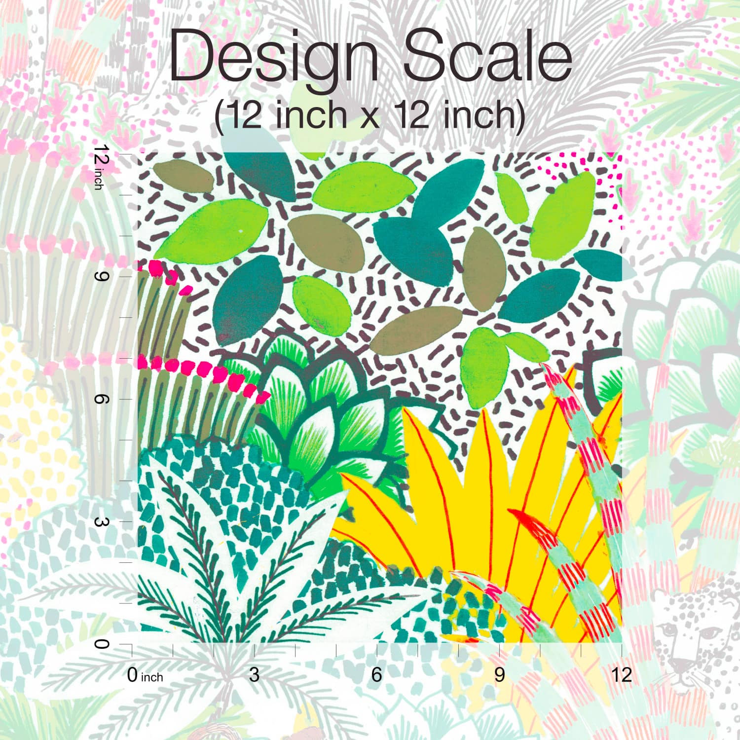 RoomMates Tamara Day Jungle Vibe Peel & Stick Wallpaper