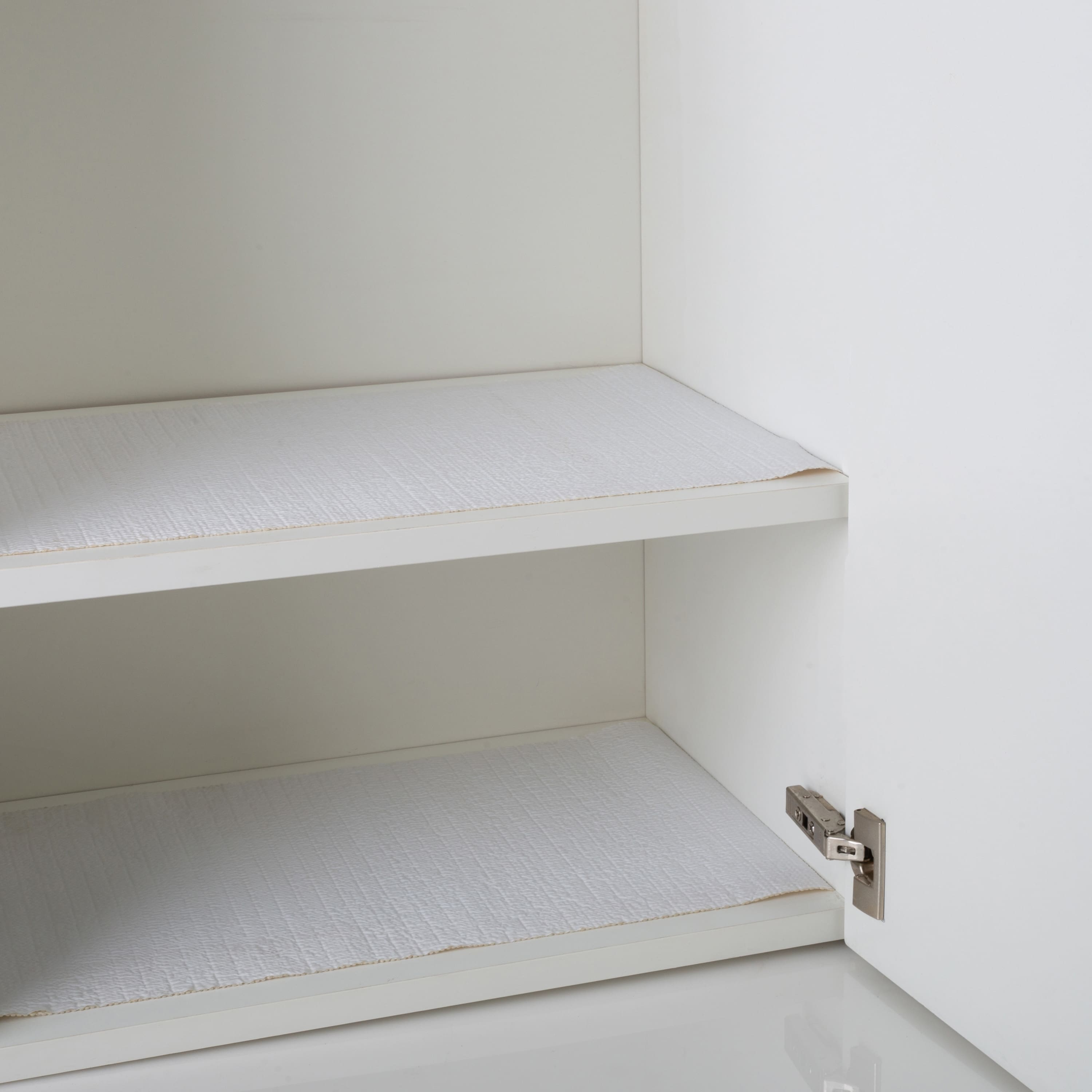 Simplify 10ft. White Smooth Surface Shelf Liner