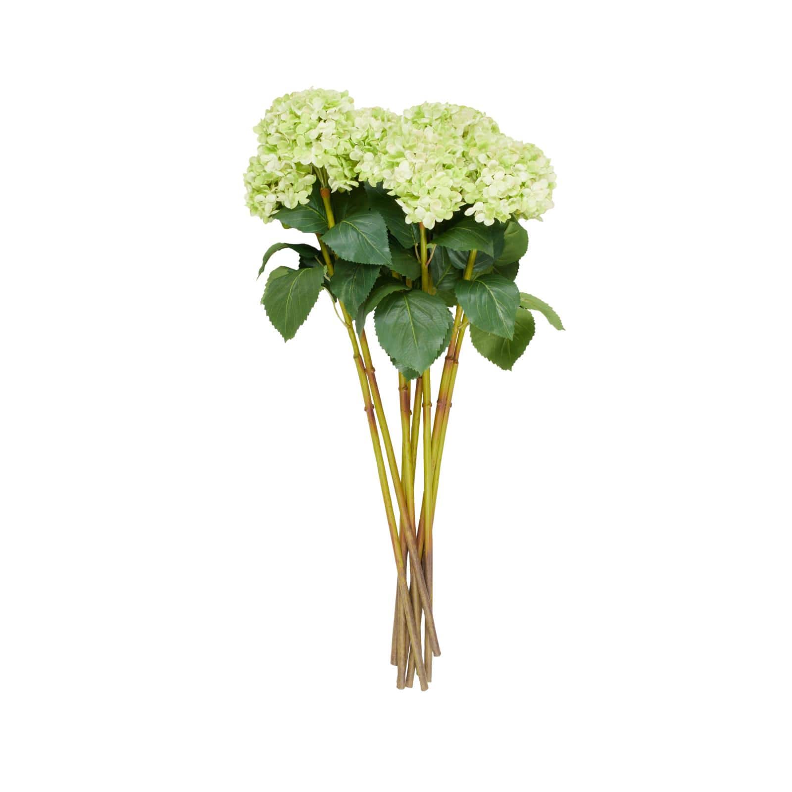 33" Green Hydrangea Artificial Flower Stem