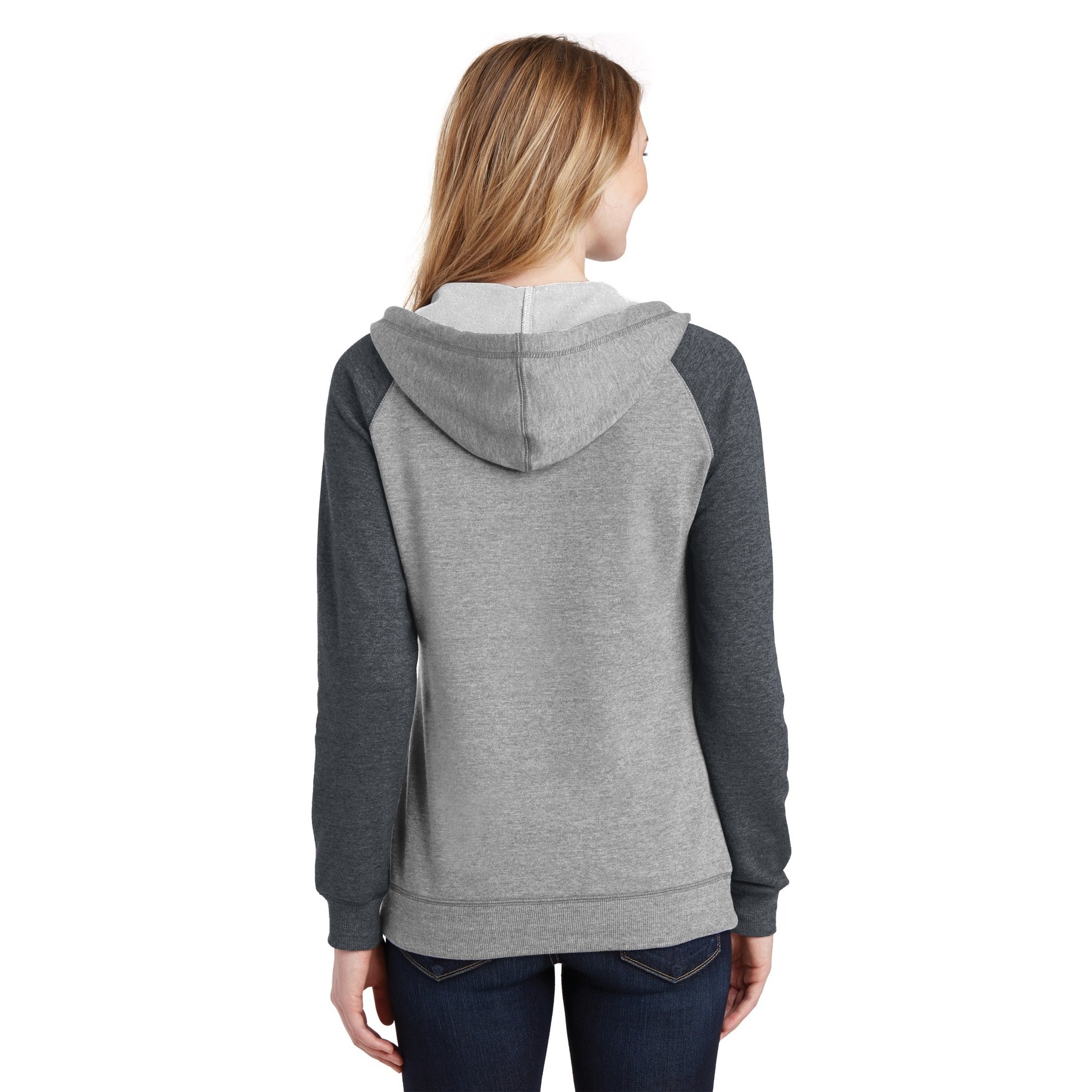 District® Women's Lightweight Fleece Raglan Hoodie