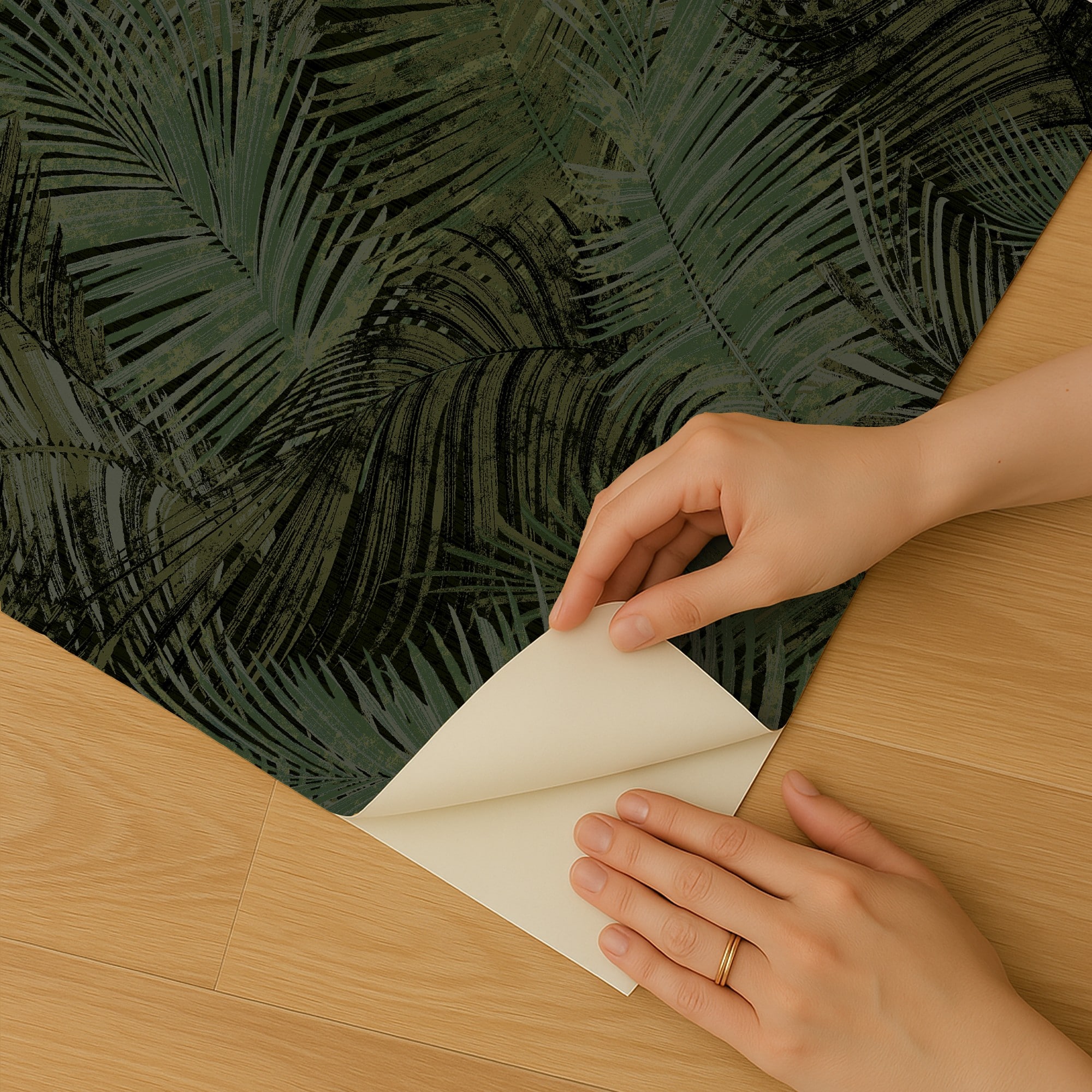 Designs Direct Palm Haven Peel & Stick Wallpaper