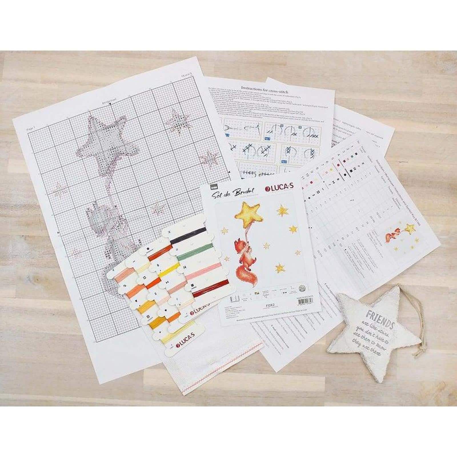 Luca-s Fox 2 Counted Cross Stitch Kit
