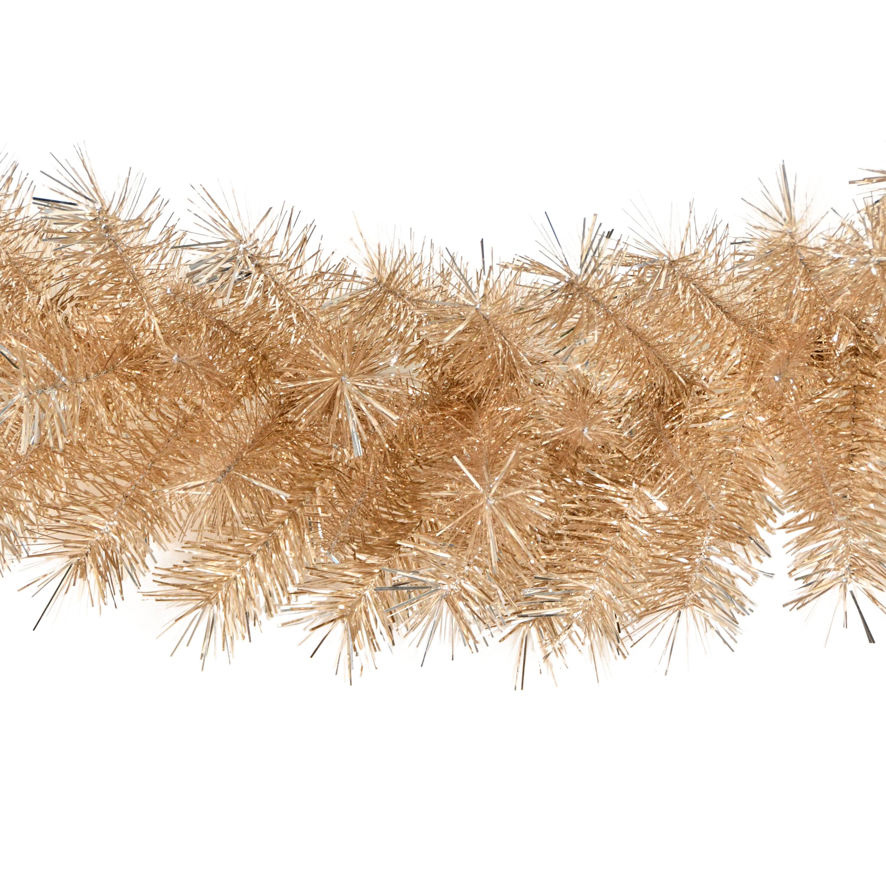 9ft. Artificial Rose Gold Round Valley Pine Garland