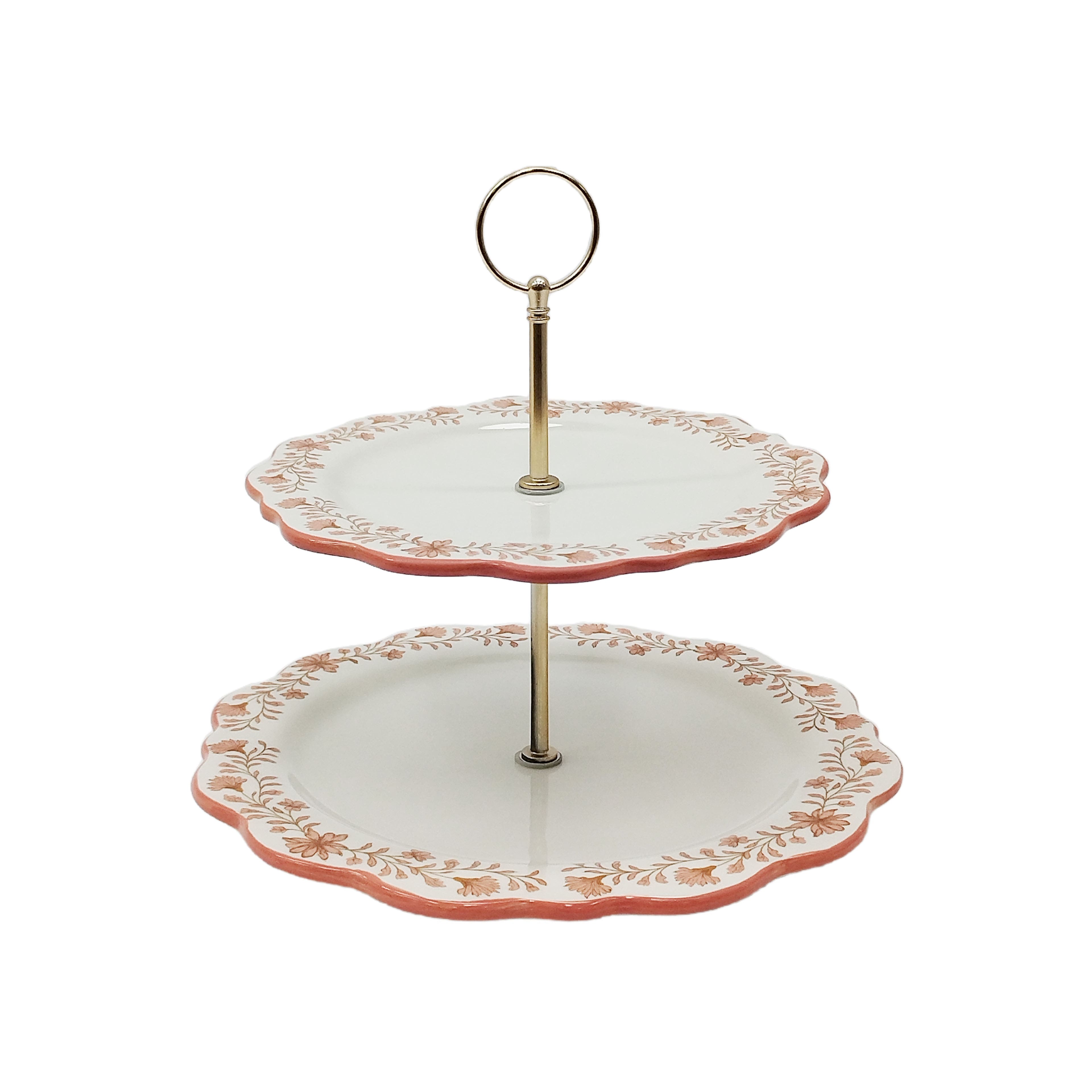 10.5" Flower 2-Tier Tray by Celebrate It™