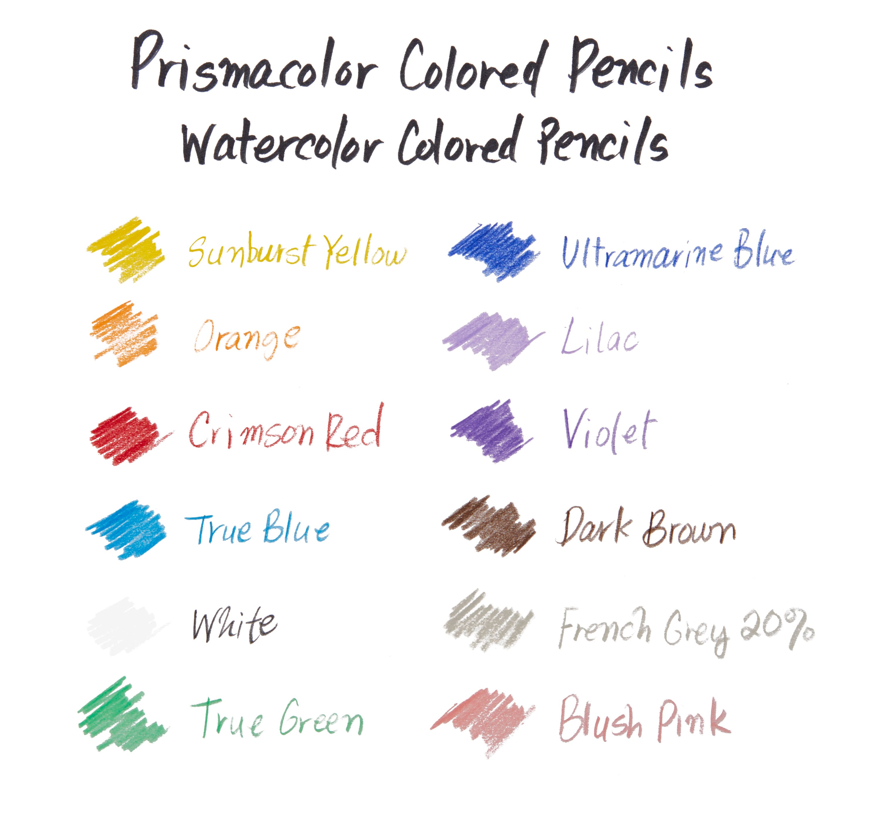 Prismacolor® Premier® 12 Colour Watercolour Pencil Set