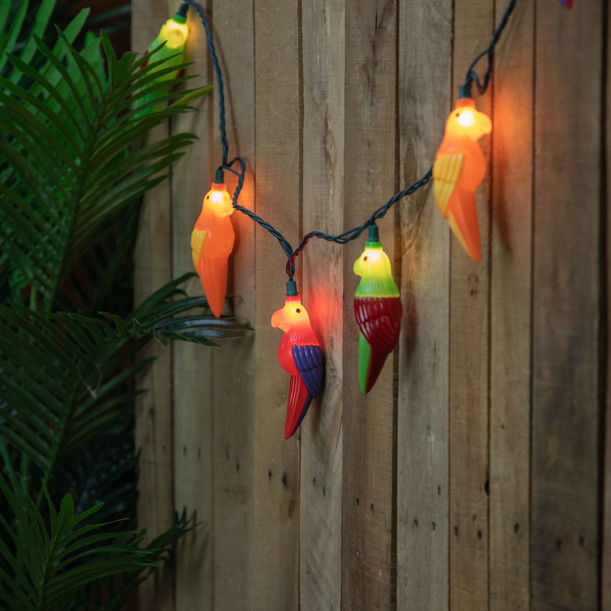 10ct. Parrot Patio String Lights
