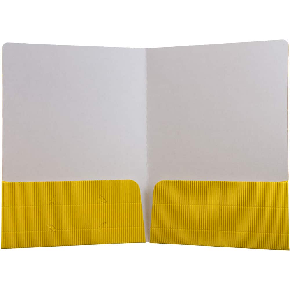 JAM Paper Corrugated Textured 2-Pocket Folders