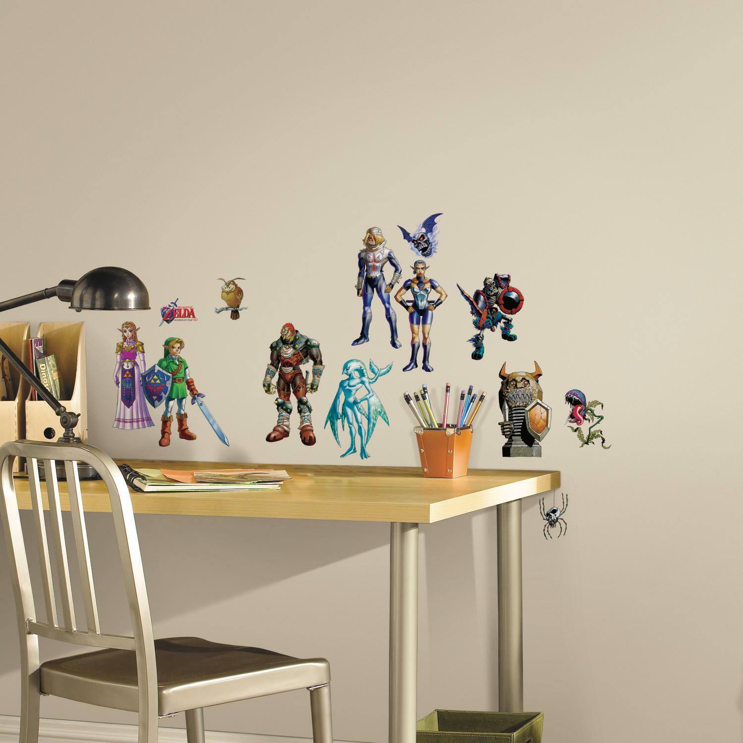 RoomMates Legend of Zelda: Ocarina Of Time 3D Peel & Stick Wall Decals