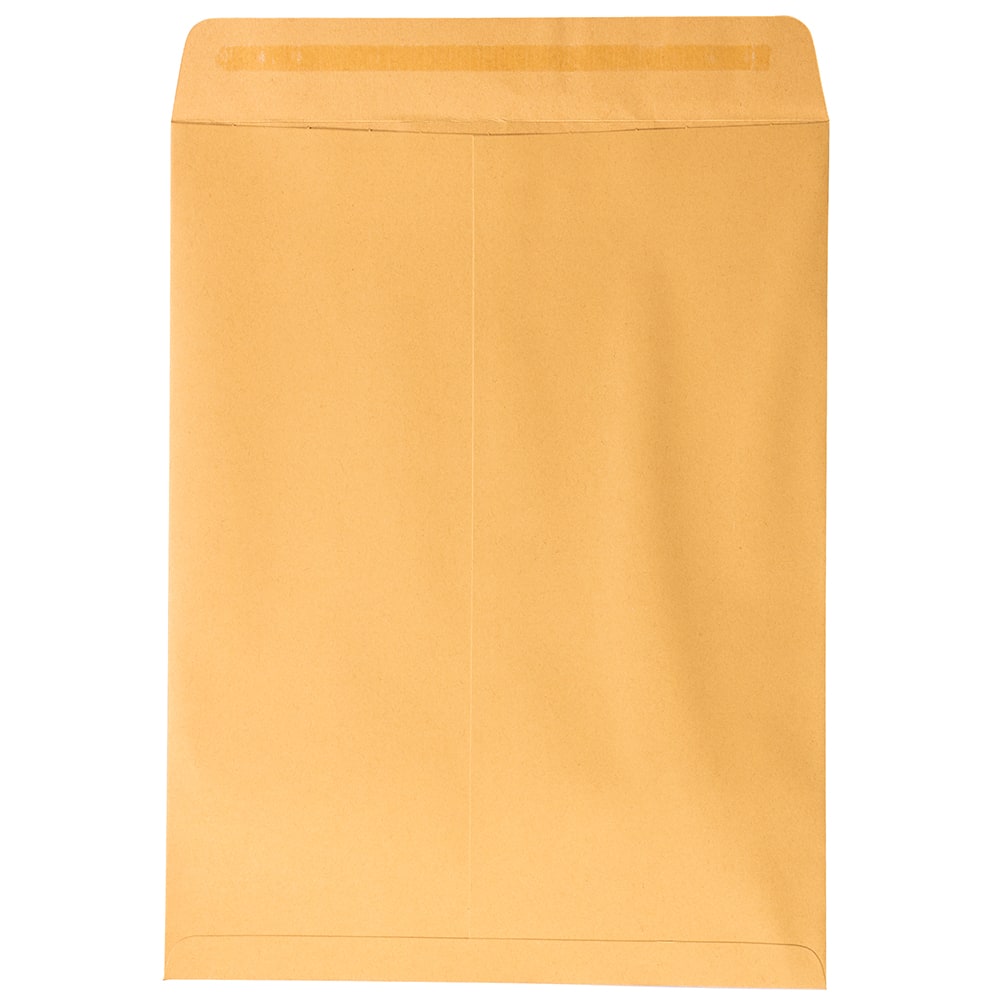 JAM Paper 10" x 13" Brown Kraft Manila Open End Catalog Premium Envelopes