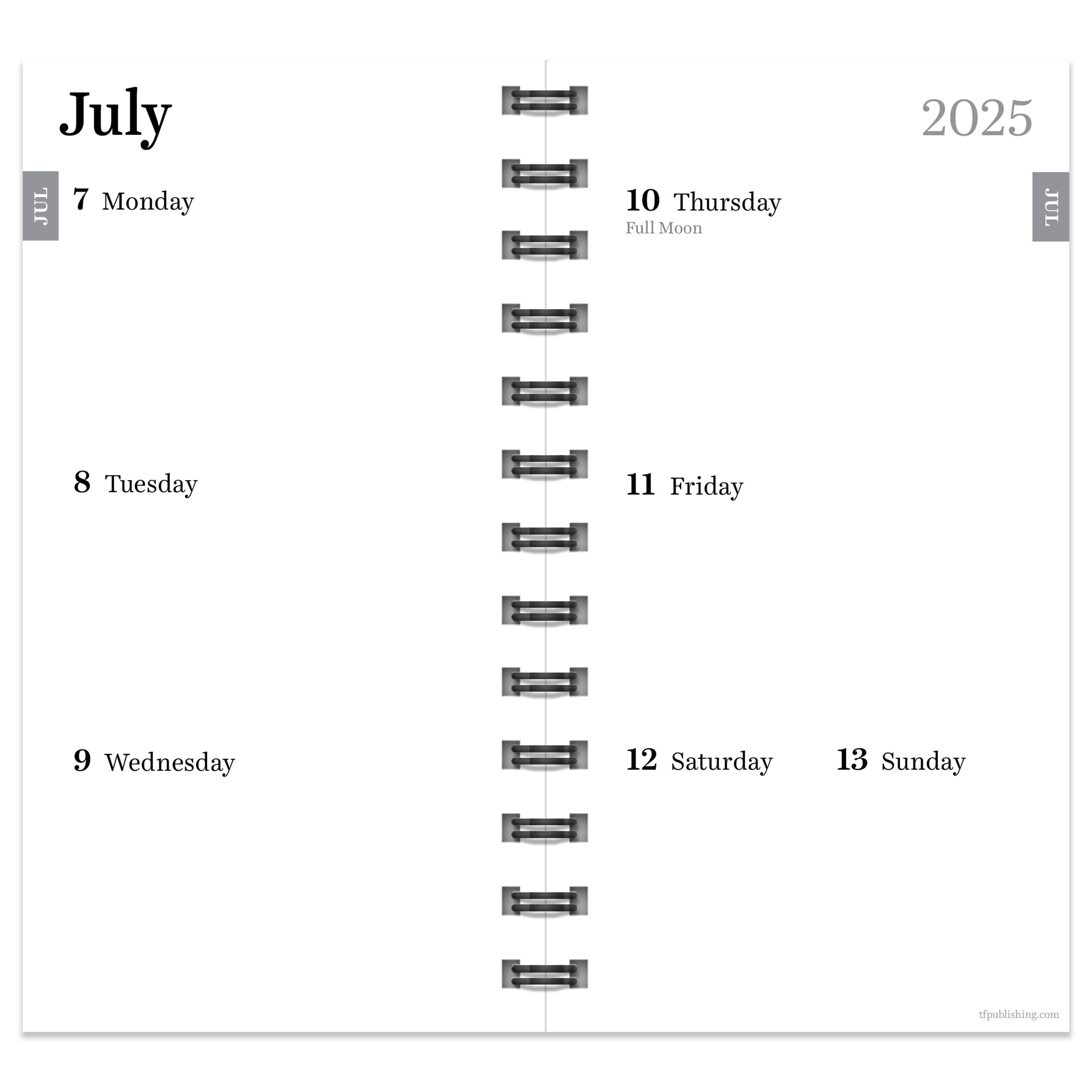 TF Publishing 2025-2026 Night Sky Small Weekly/Monthly Planner