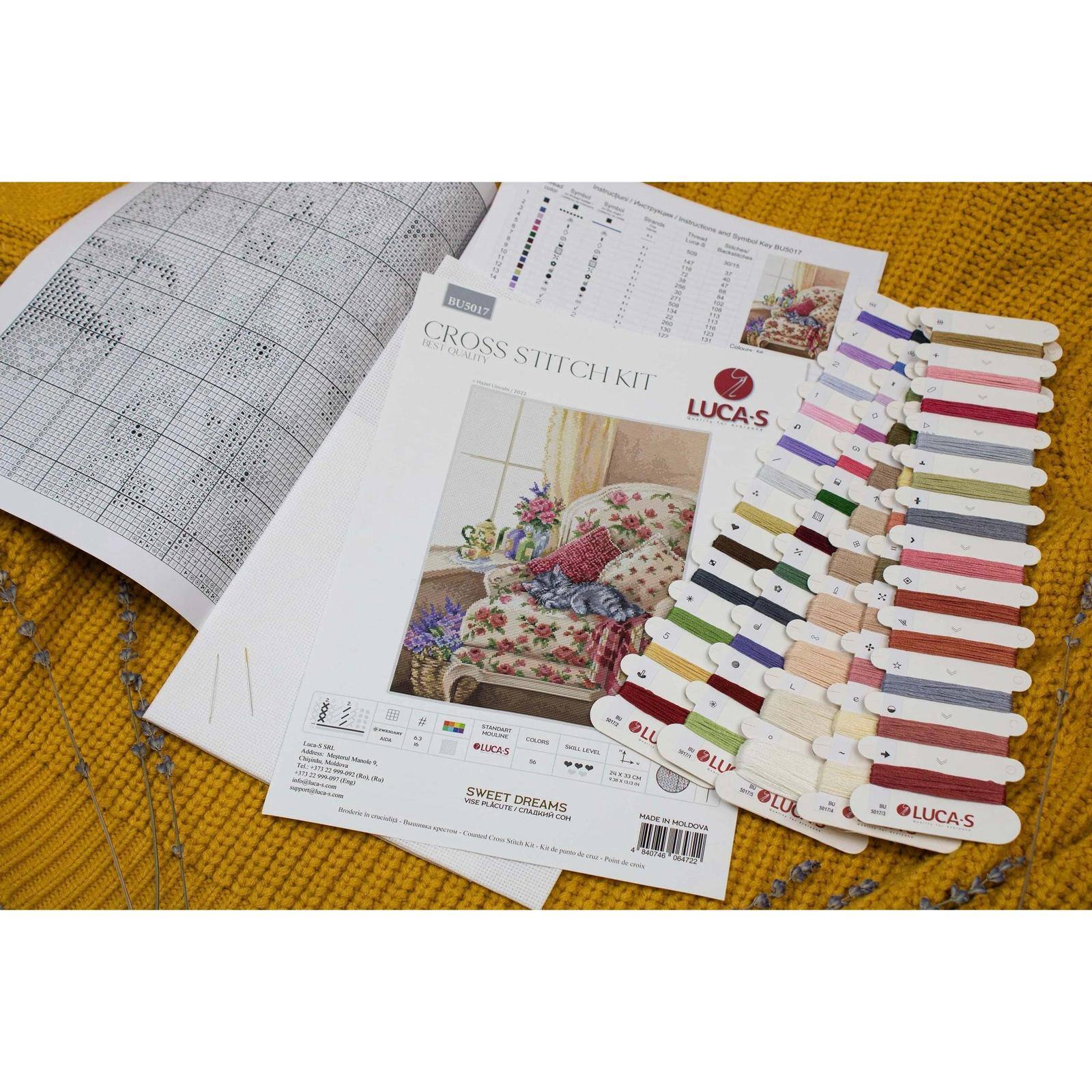 Luca-S Sweet Dreams Counted Cross-Stitch Kit