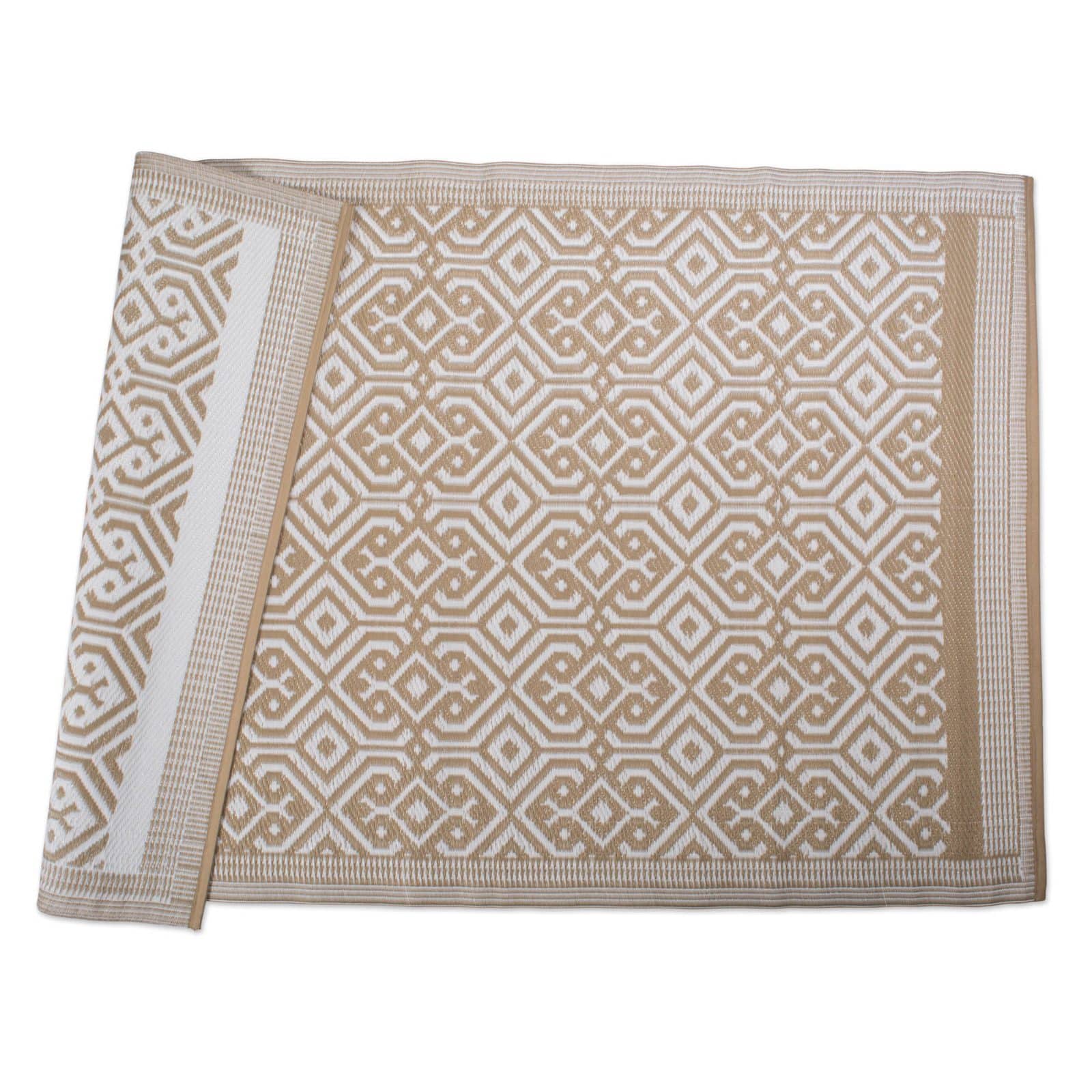 DII® Taupe Moroccan Outdoor Rug, 4ft. x 6ft.