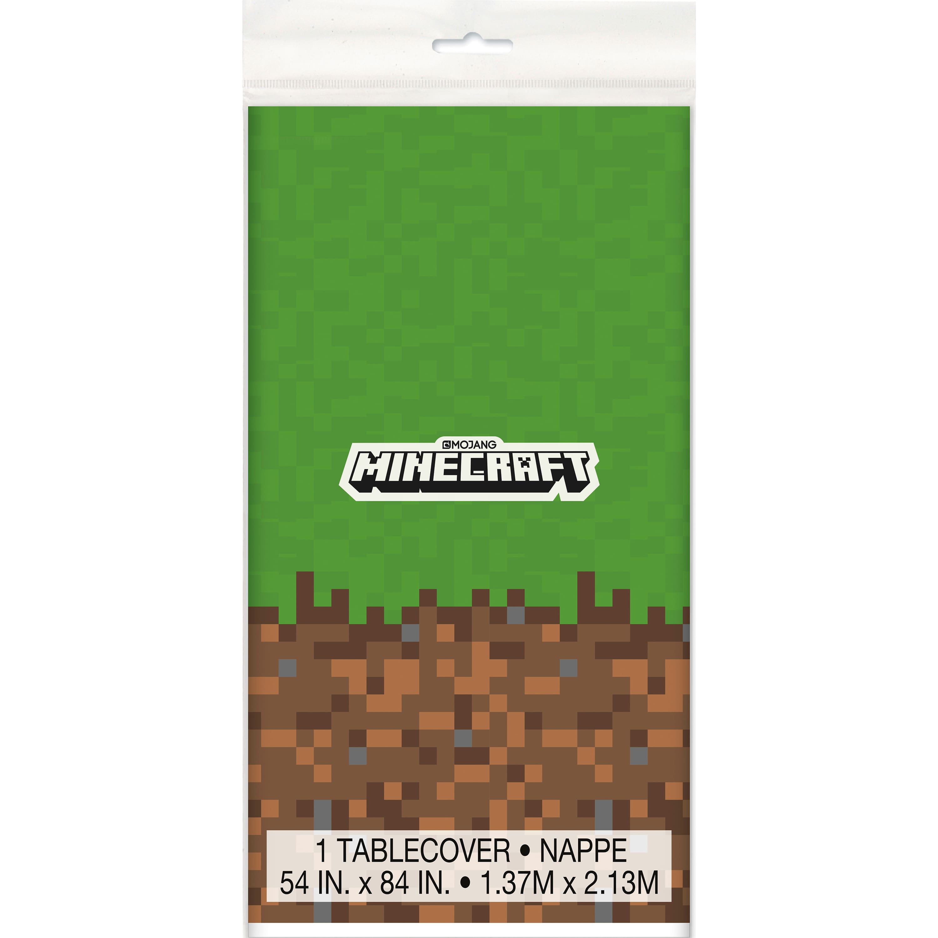 54" x 84" Minecraft Plastic Table Cover