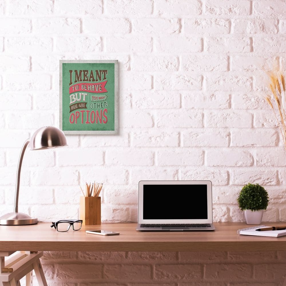 Stupell Industries Too Many Options Canvas Wall Art