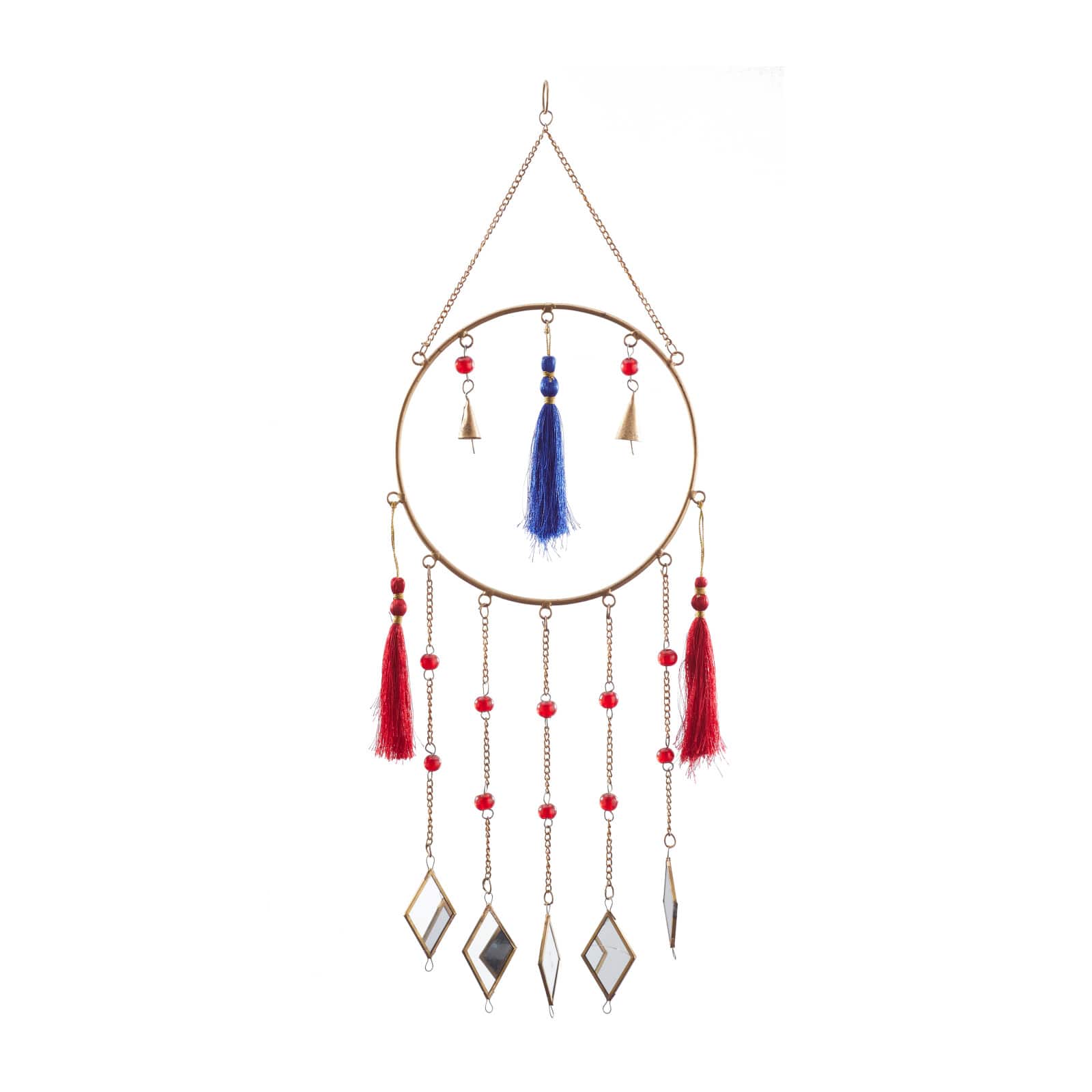 Multi Metal Contemporary Windchime, 31" x 12" x 2"