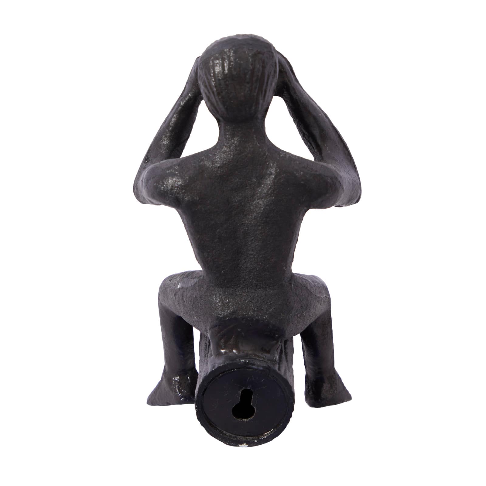 Set of 5 Dark Grey Aluminum Modern Wall Decor, 4" x 7"