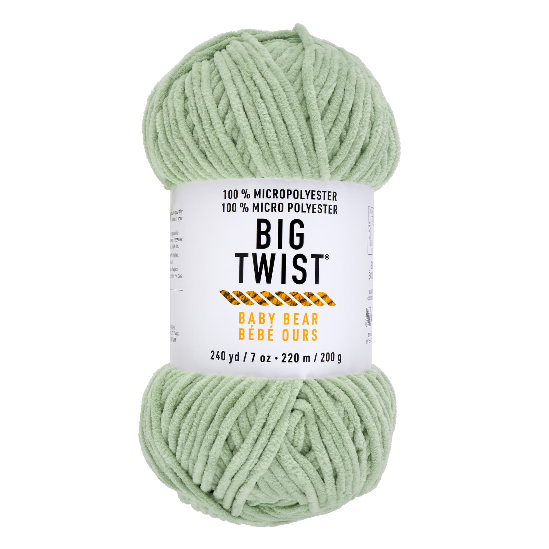 Big Twist® Baby Bear Yarn, Color: Pale Green/Sage | Michaels