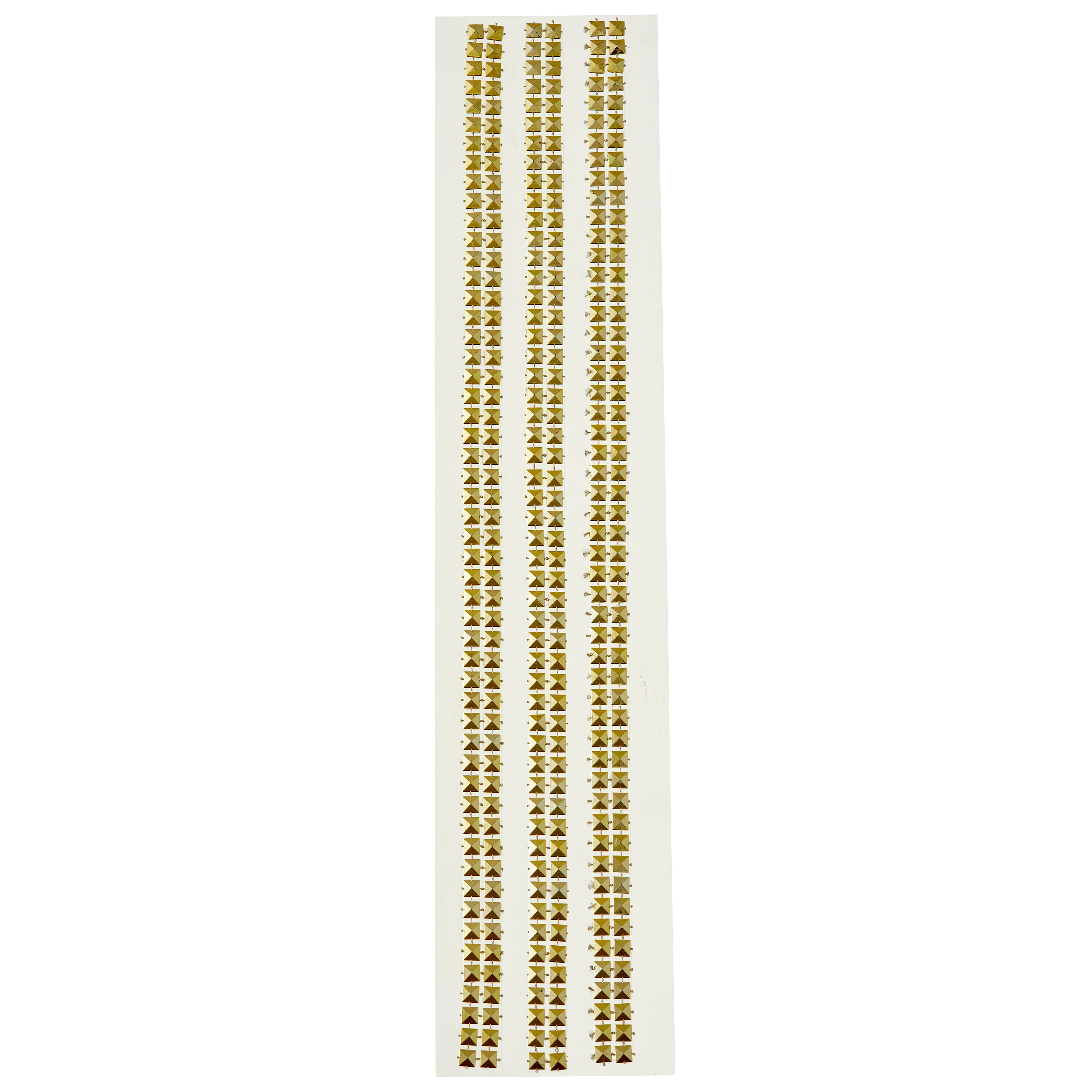 12 Packs: 3 ct. (18 total) Gold Stud Strips by Recollections™