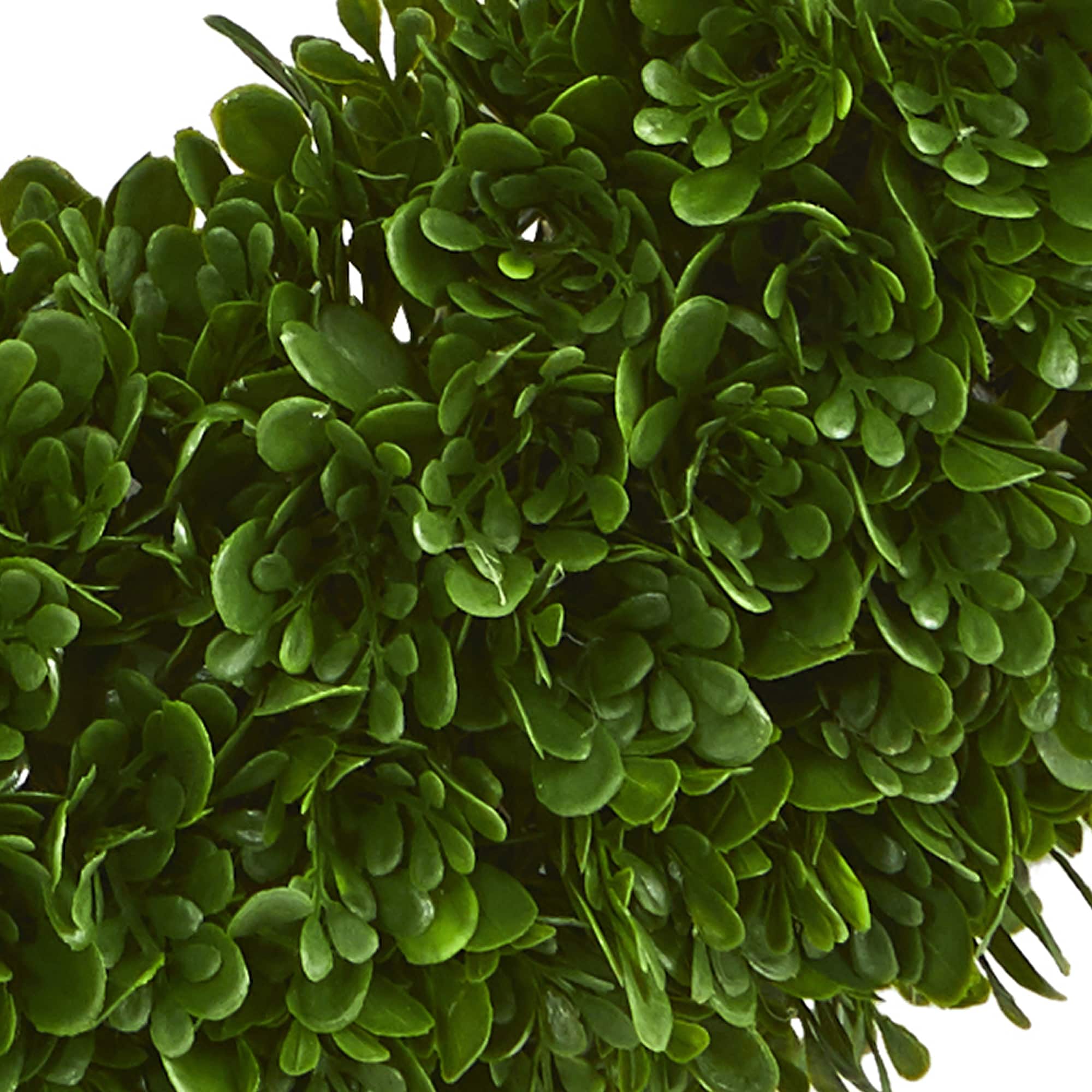 19.5" UV Resistant Green Tea Leaf Wreath