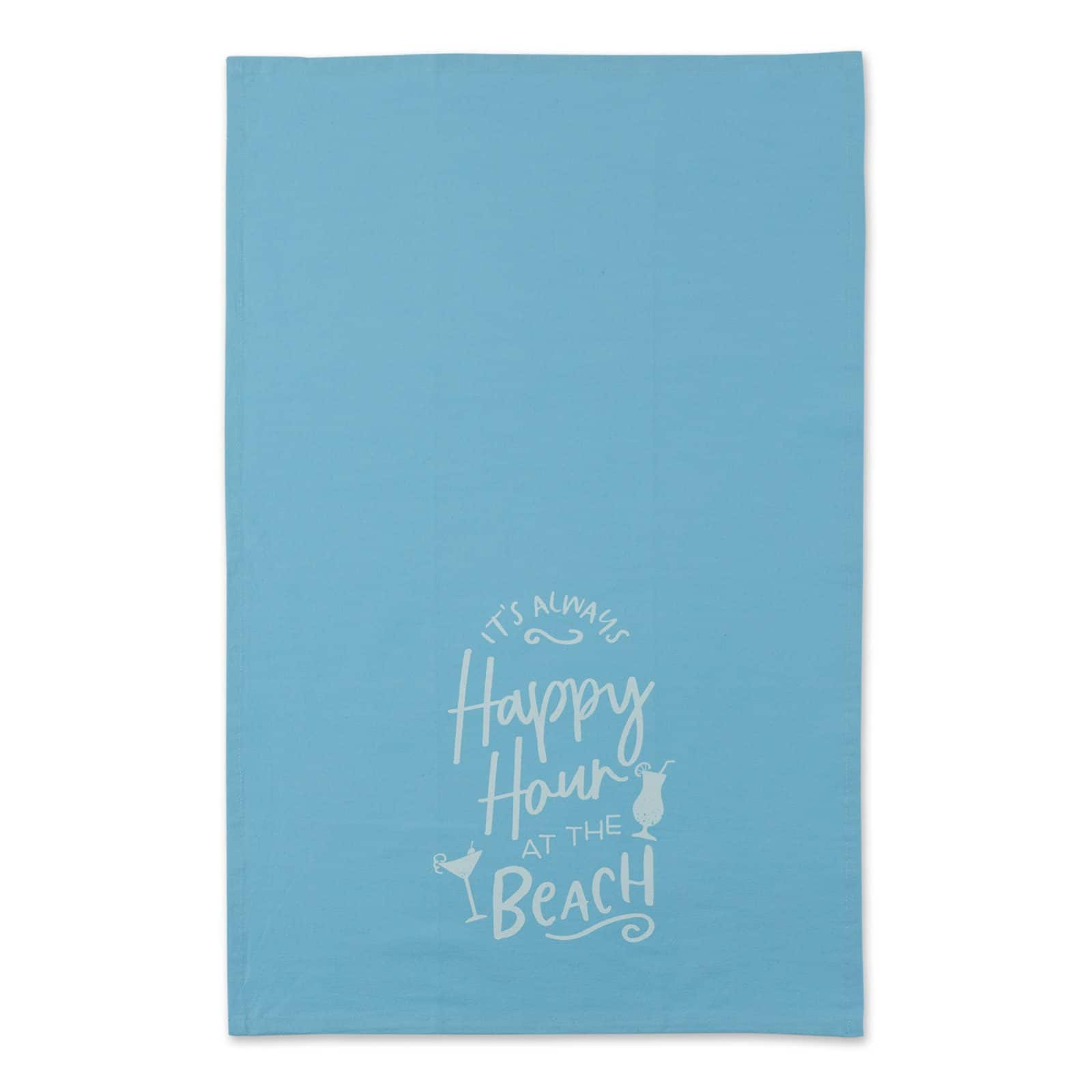 DII® Beach Happy Place Printed Dishtowel Set