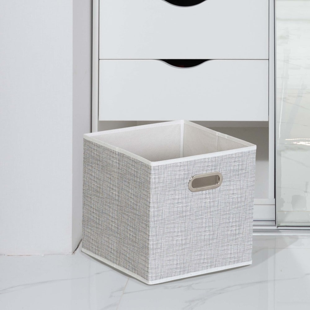 6 Pack Household Essentials 11" Fabric Storage Bins