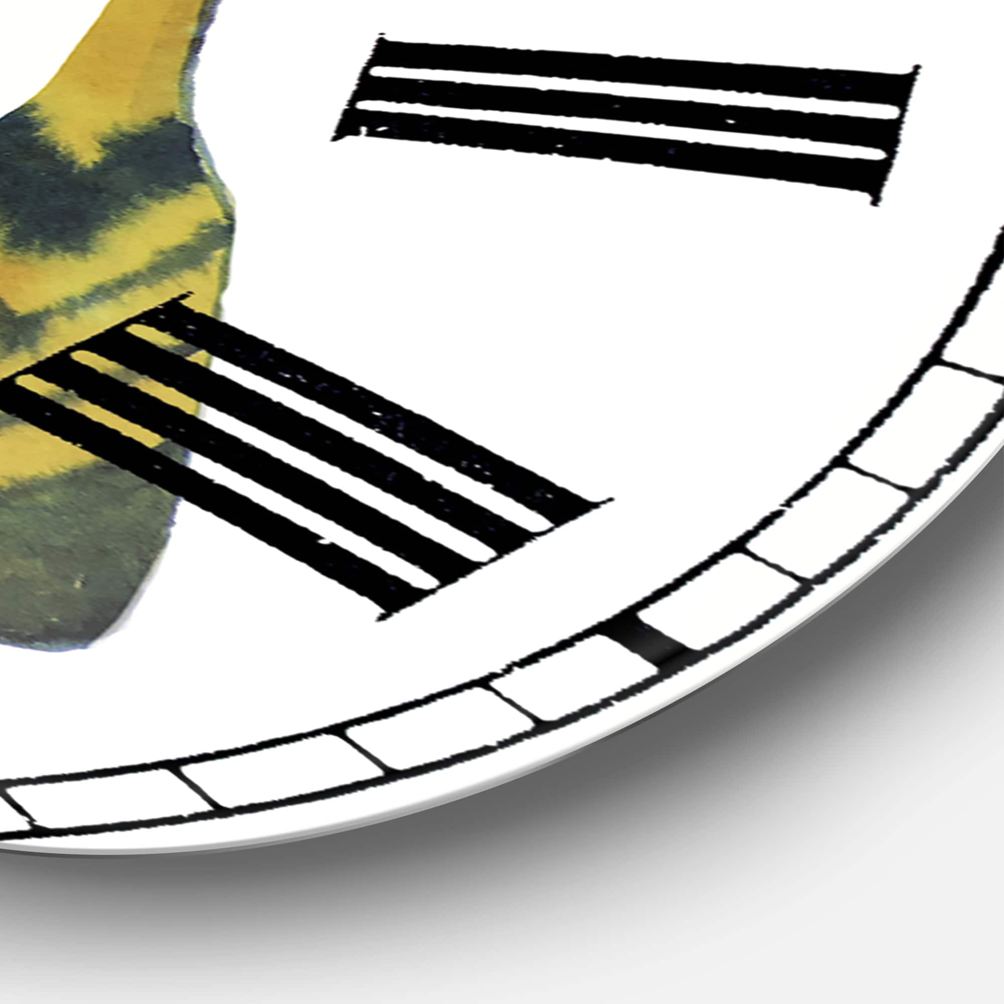 Designart 'Five Paddles Oversized Lake House Wall Clock