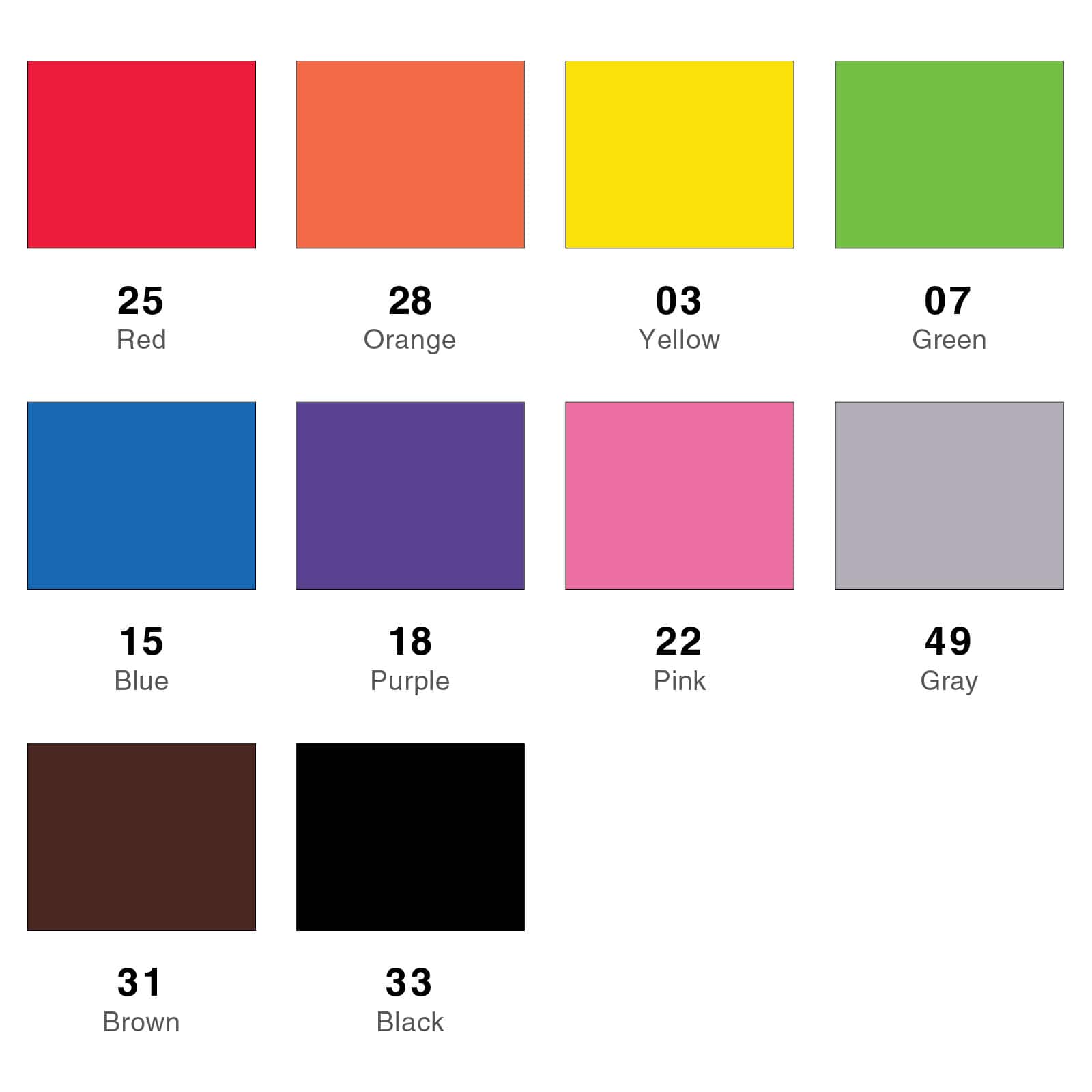Tombow Fudenosuke Colors Hard Tip Brush Pens