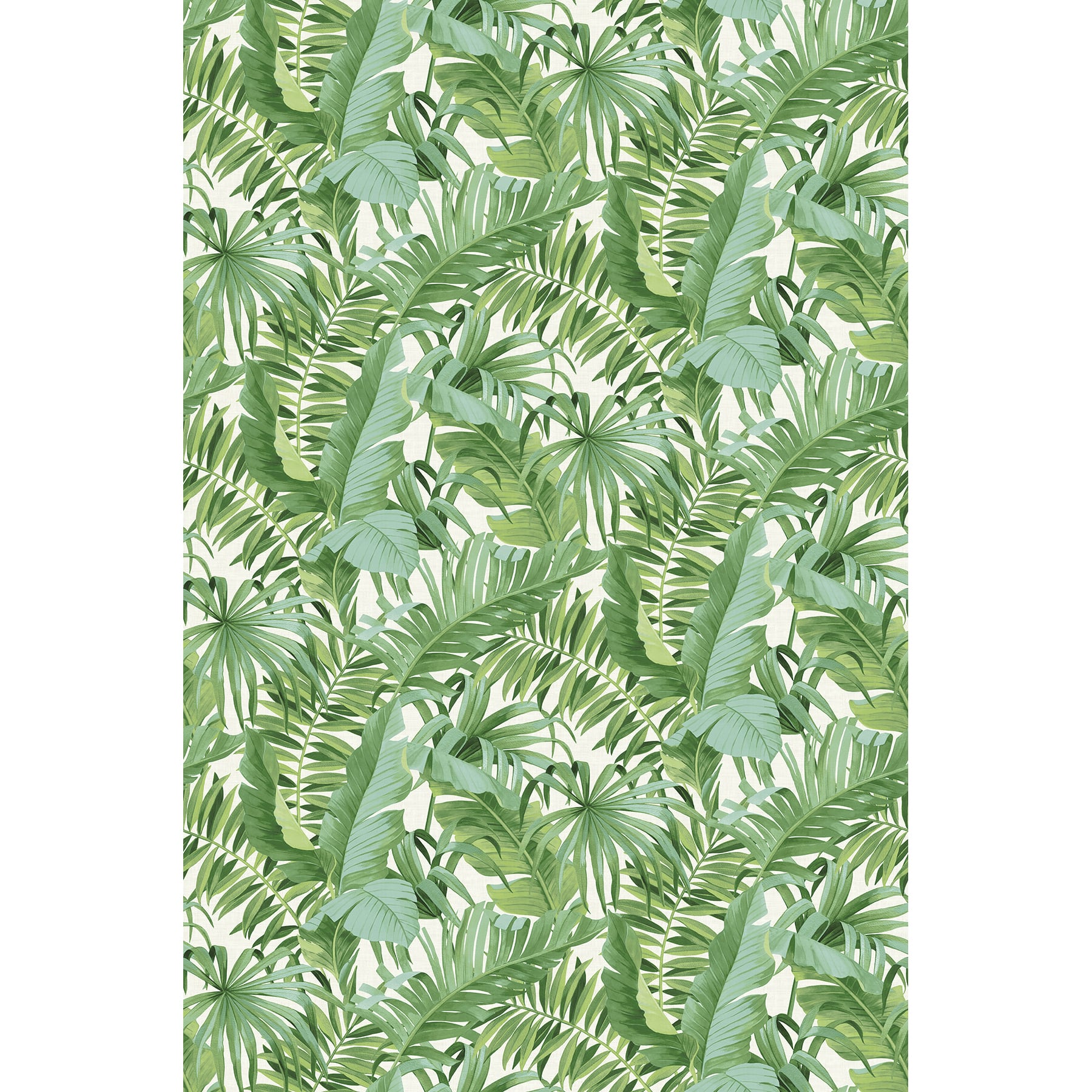 Katie Hunt Green Tropical Palm Leaf Wall Mural