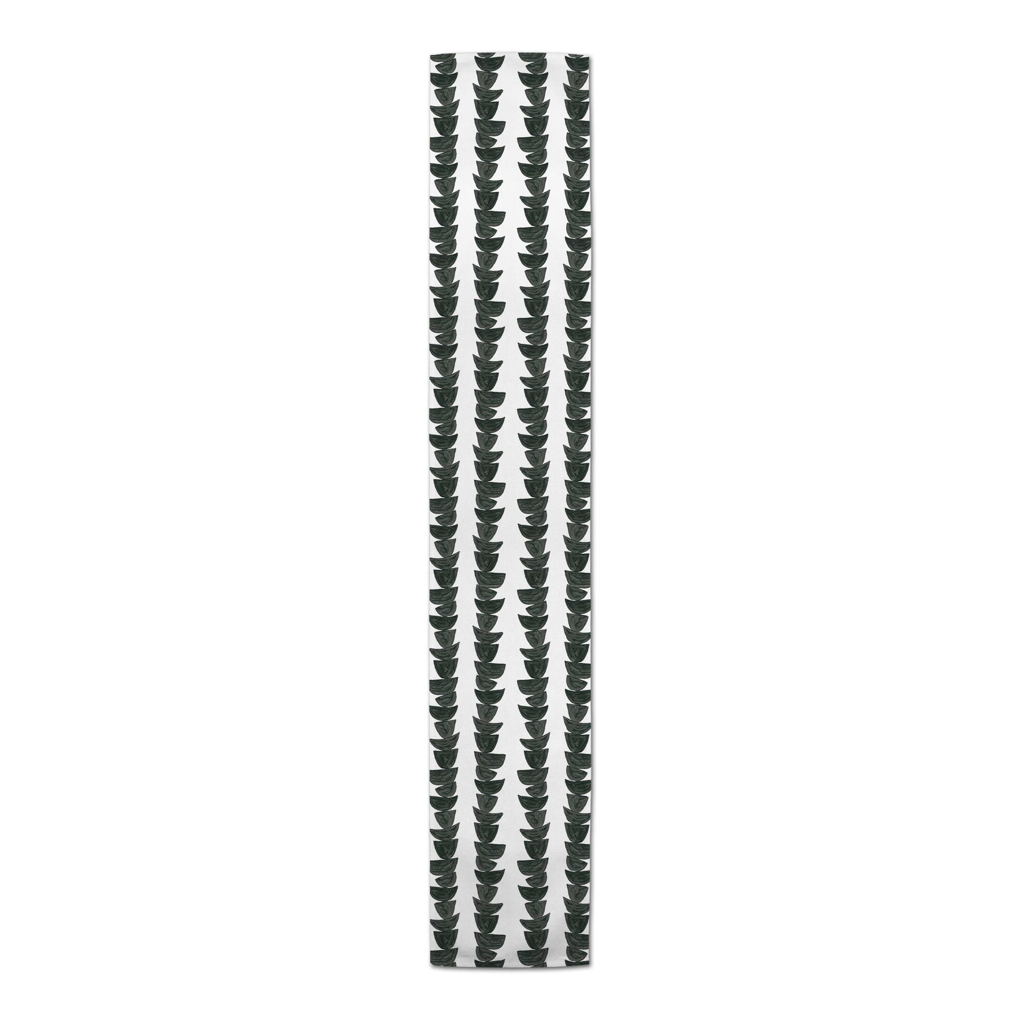 Monochromatic Stacked Bowls 16" x 90" Cotton Twill Runner
