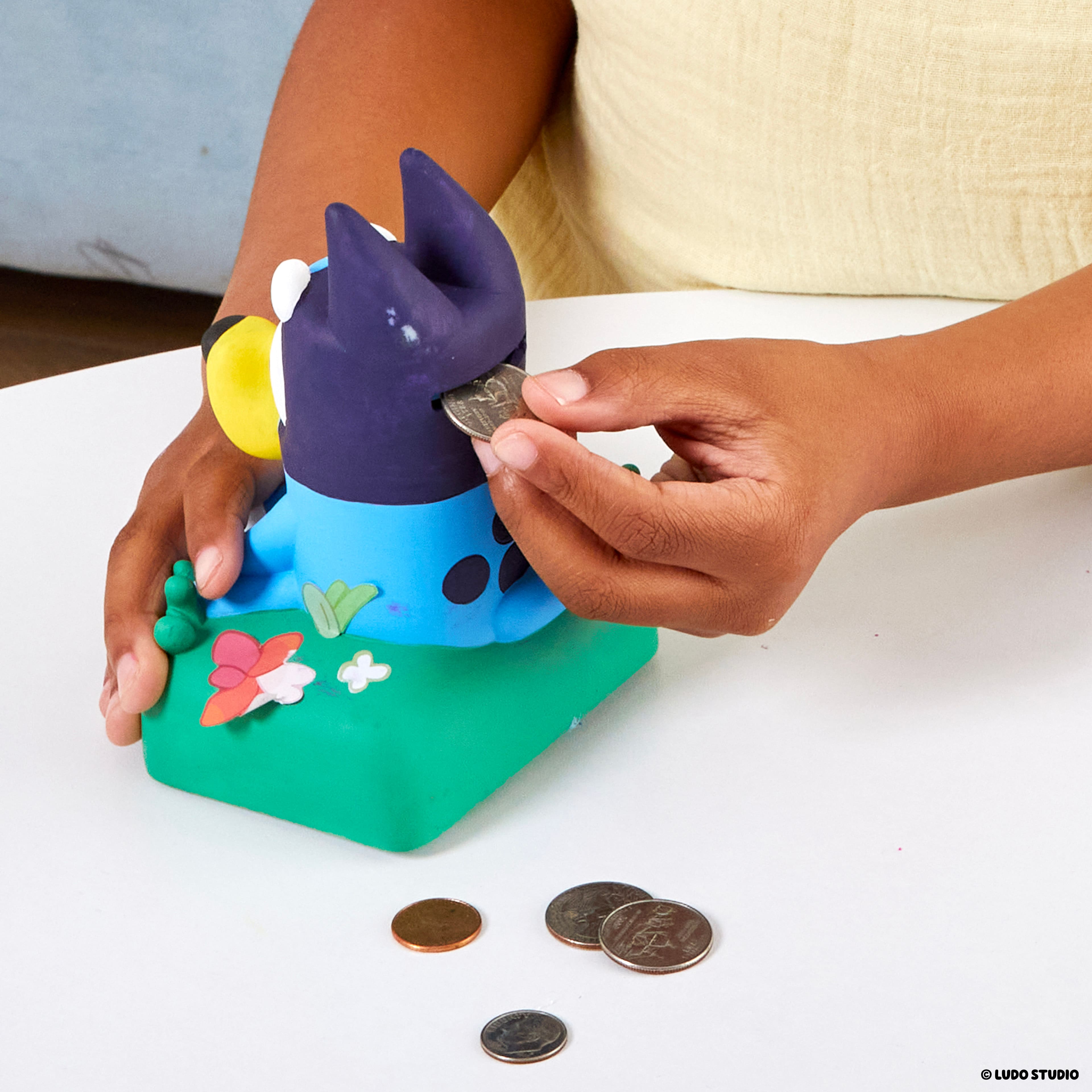 Bluey Paint Your Own Bank Figurine