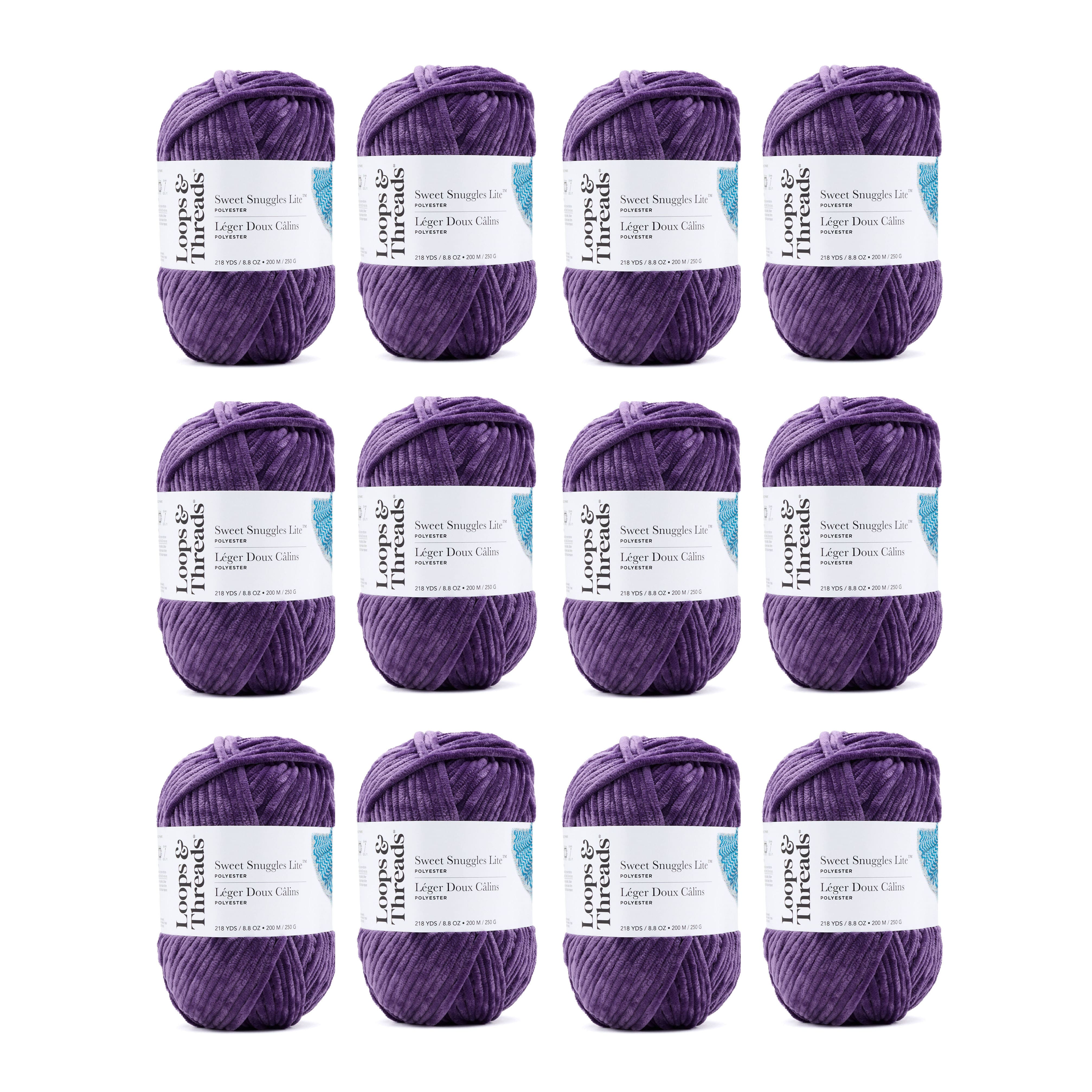 12 Pack: Sweet Snuggles™ Lite Yarn by Loops & Threads®