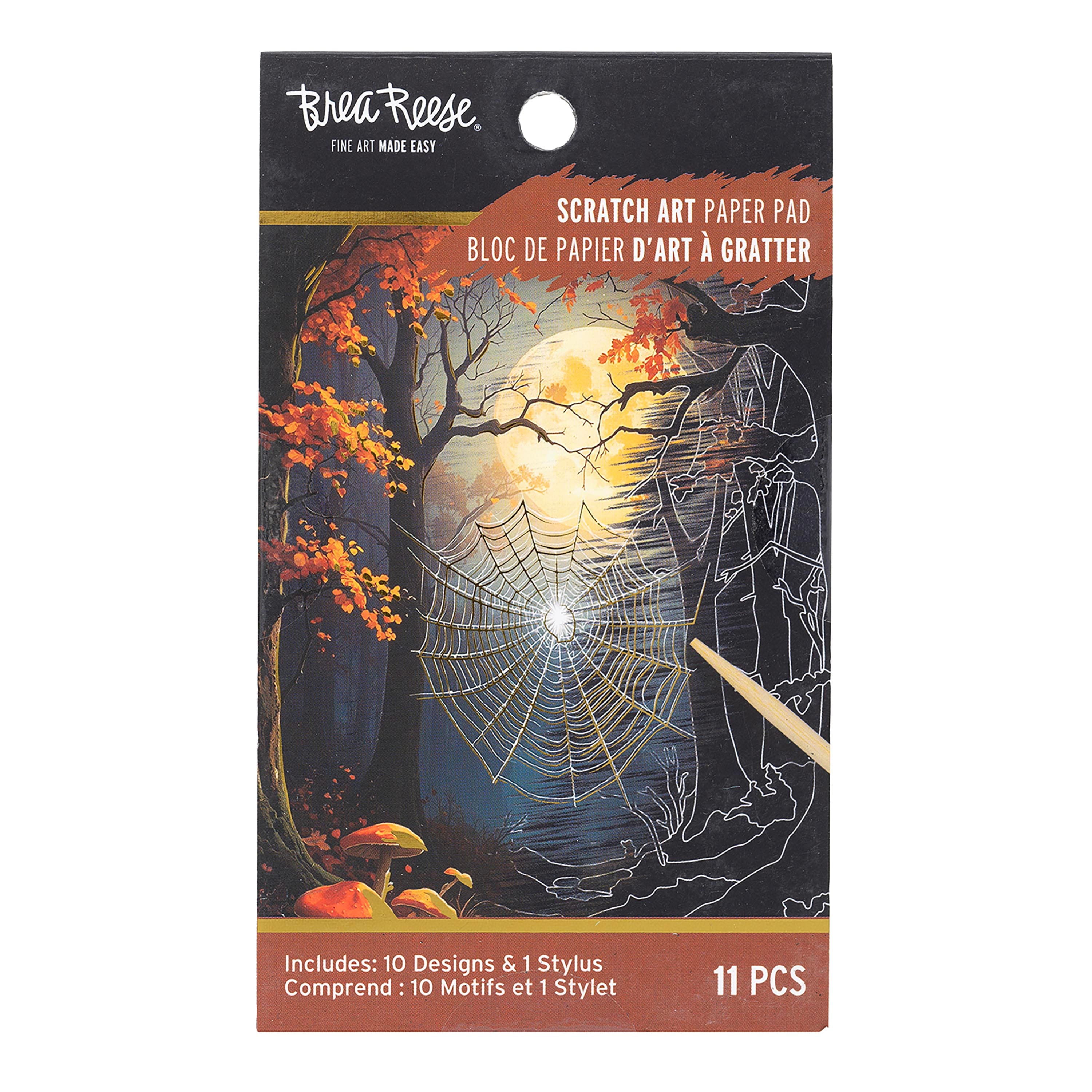 Brea Reese® Mini Spooky Forest Scratch Art Paper Pad
