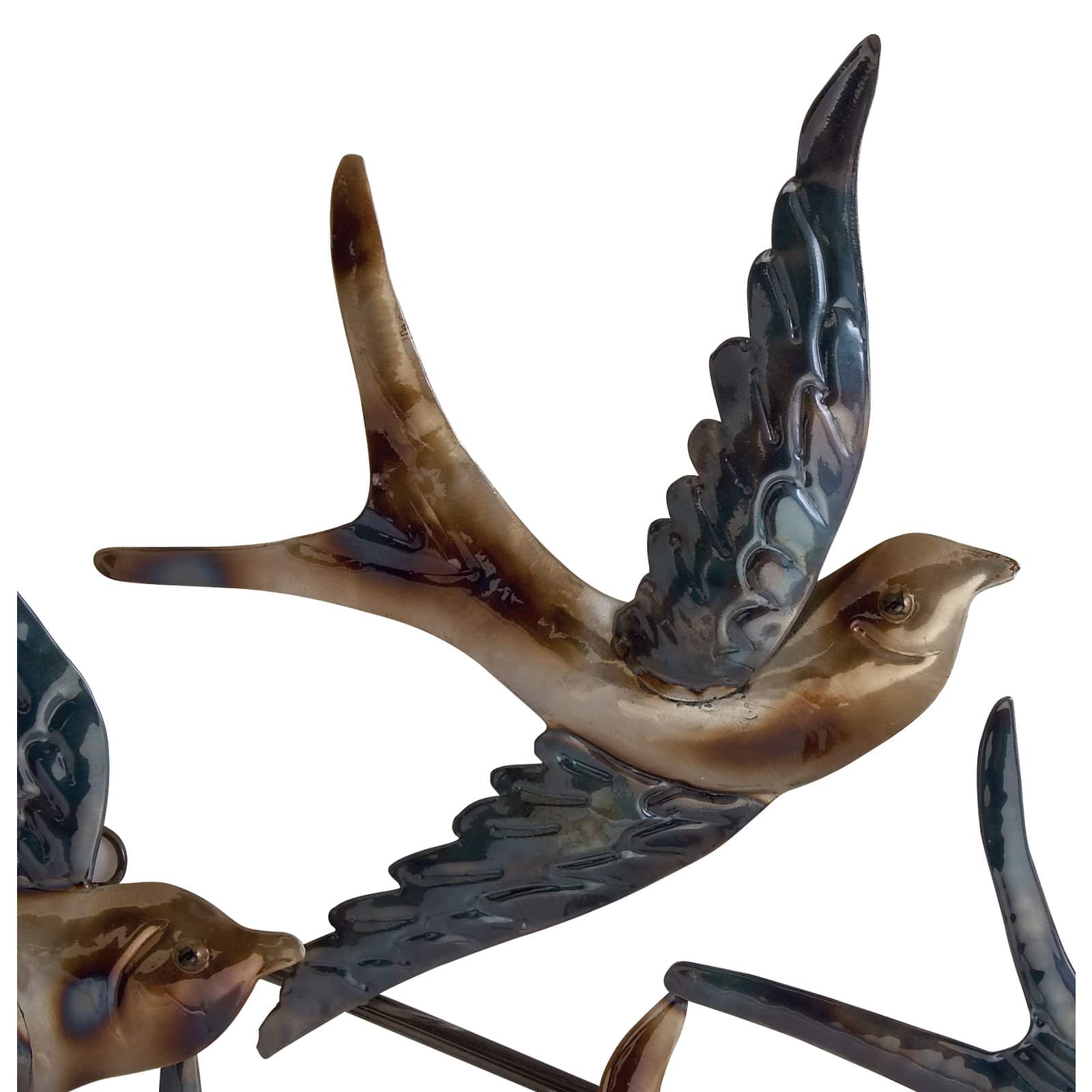 Black Iron Coastal Wall Decor, 27" x 52" x 3"