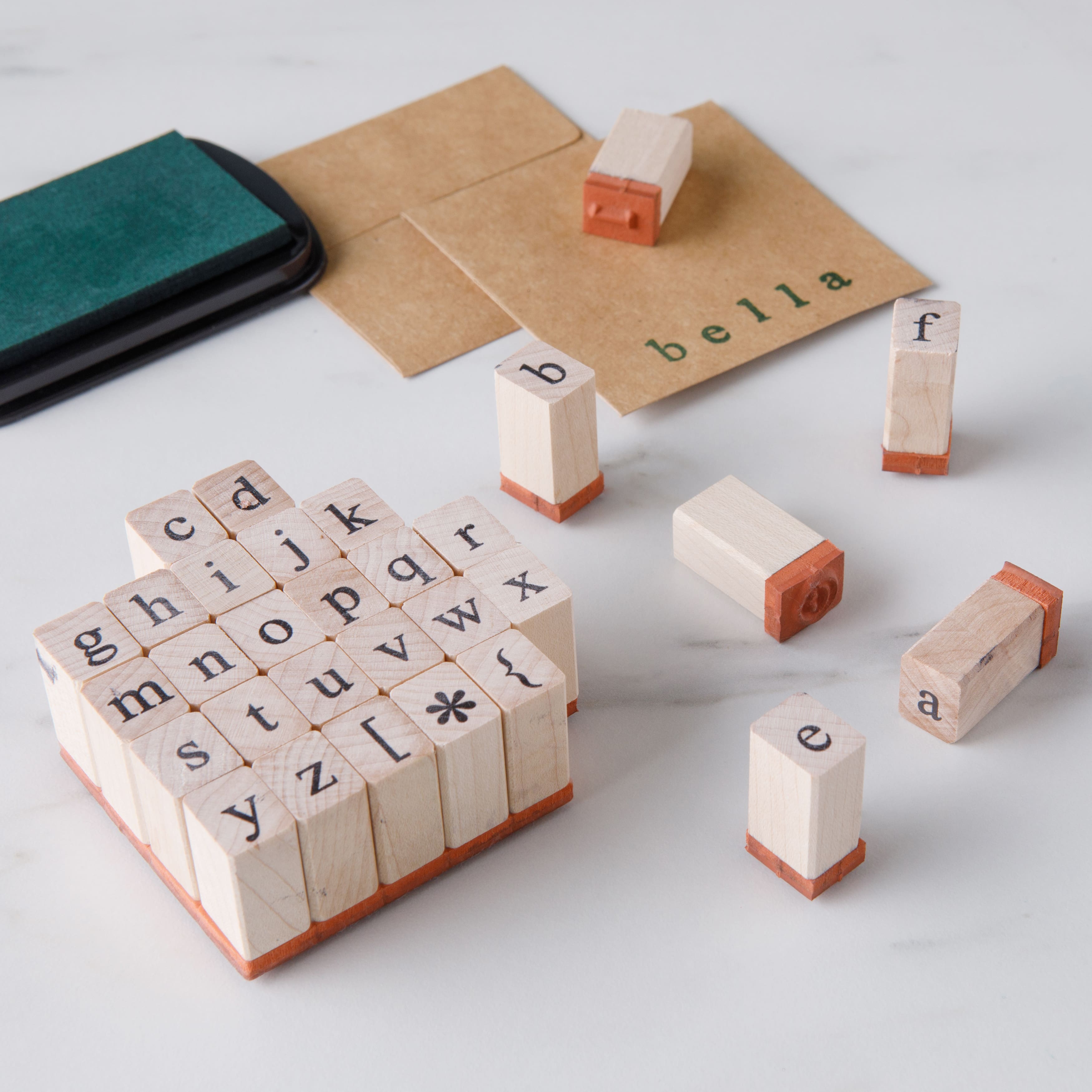 Medium Lowercase Alphabet Wood Stamp Set by Recollections™