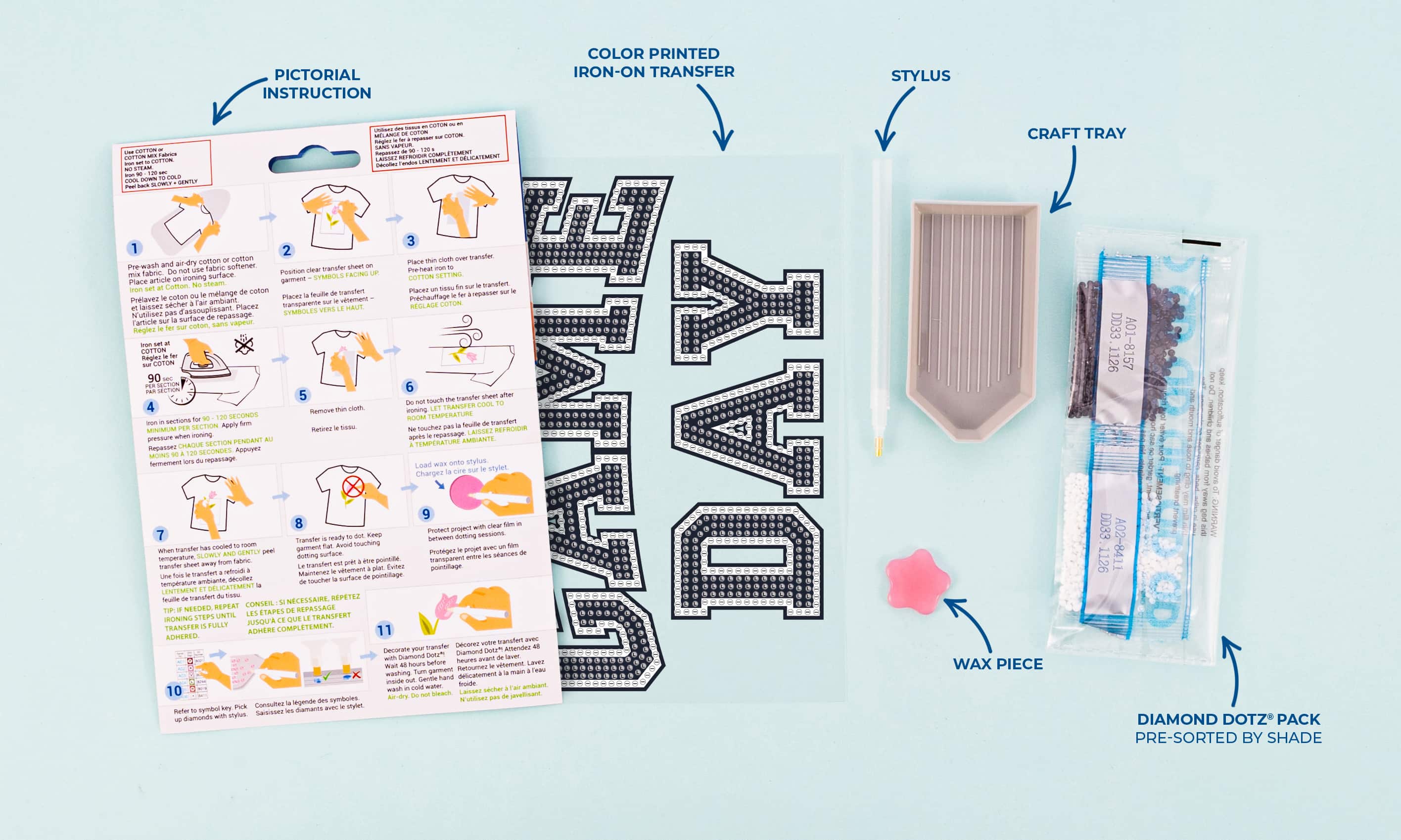 Diamond Dotz® Gameday Iron-On 'n' Dot Kit