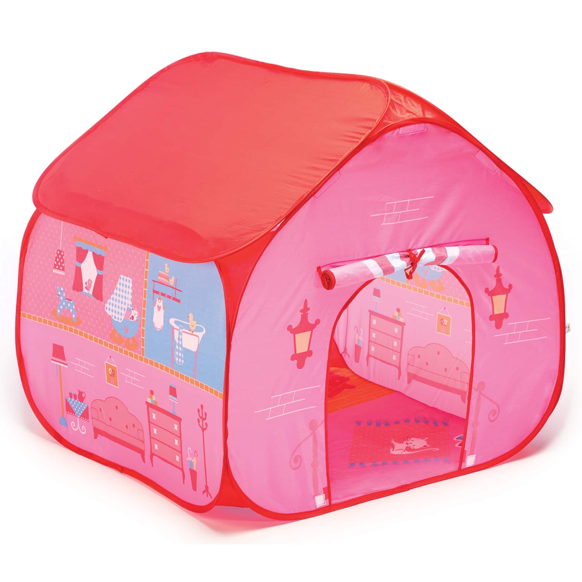 Fun2Give® Pop-it-Up® Dollhouse Tent with House Playmat