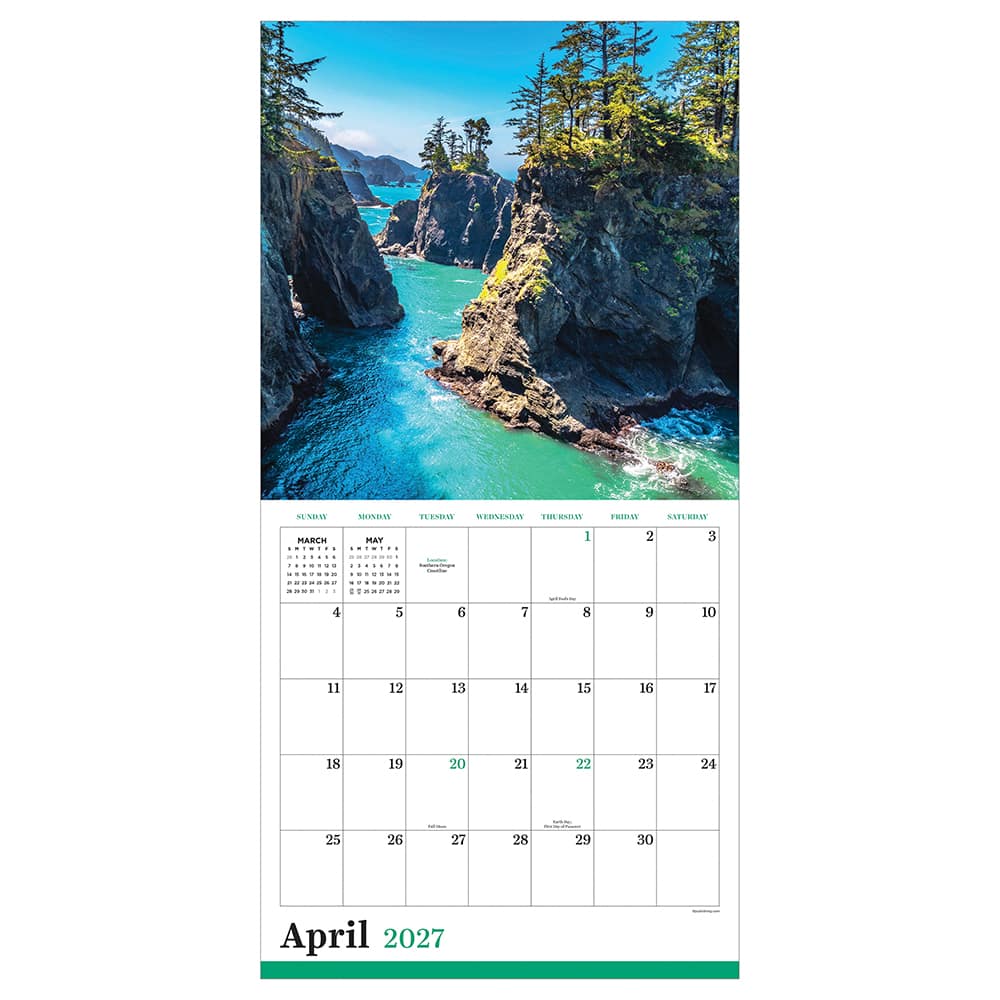 2027 Pacific Northwest Wall Calendar